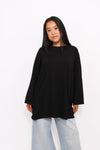 OVERSIZED COTTON LONG SLEEVE