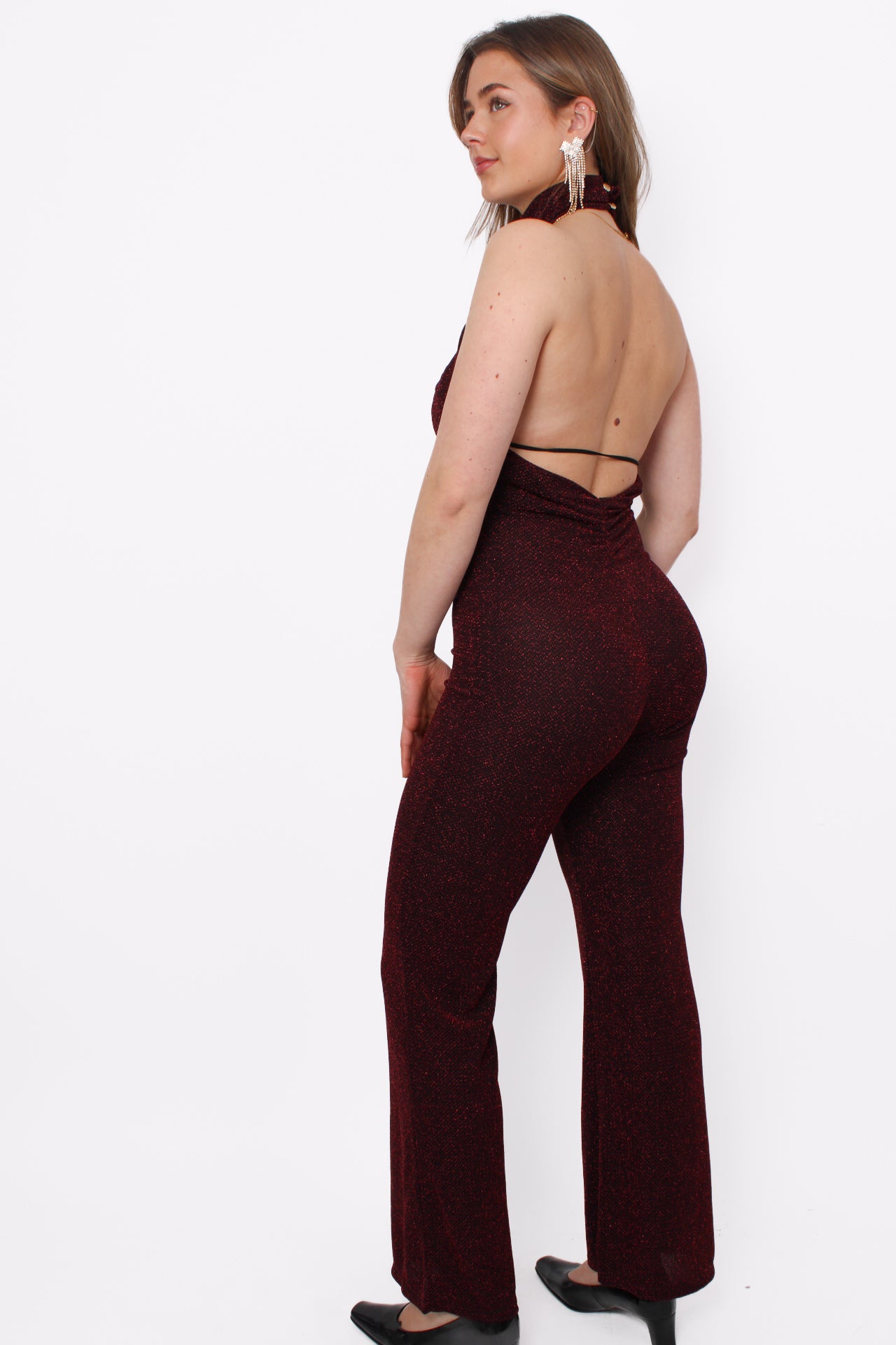 SPARKLING LUX JUMPSUIT - RED