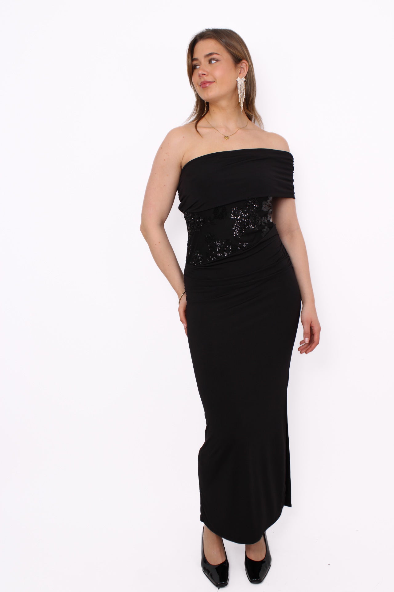 TAKE ME OUT DRESS - BLACK