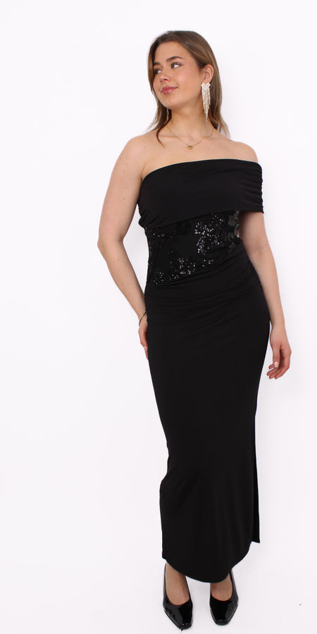 TAKE ME OUT DRESS - BLACK