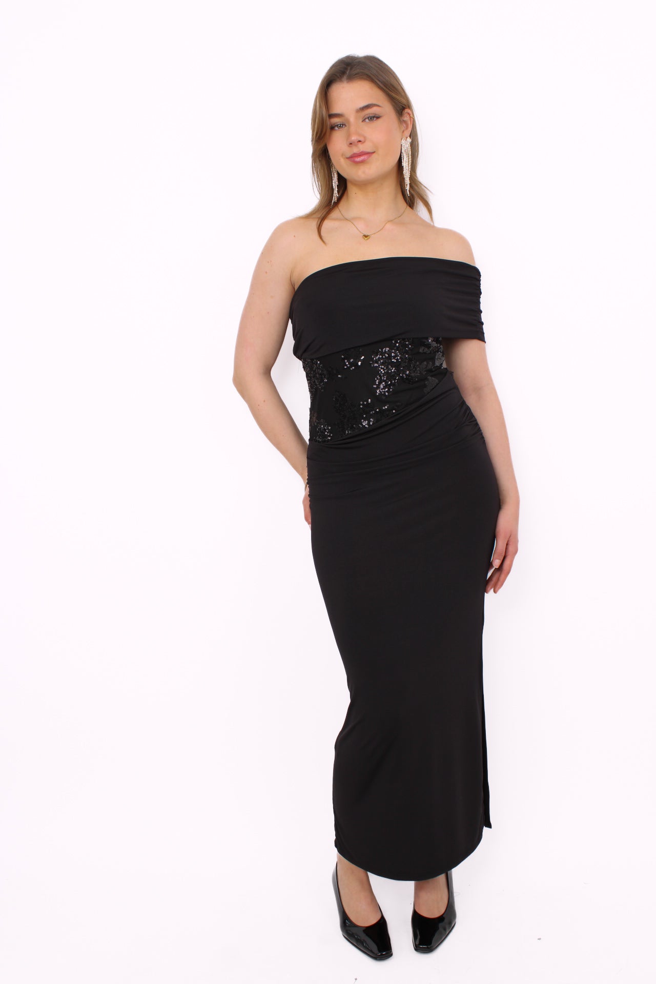 TAKE ME OUT DRESS - BLACK
