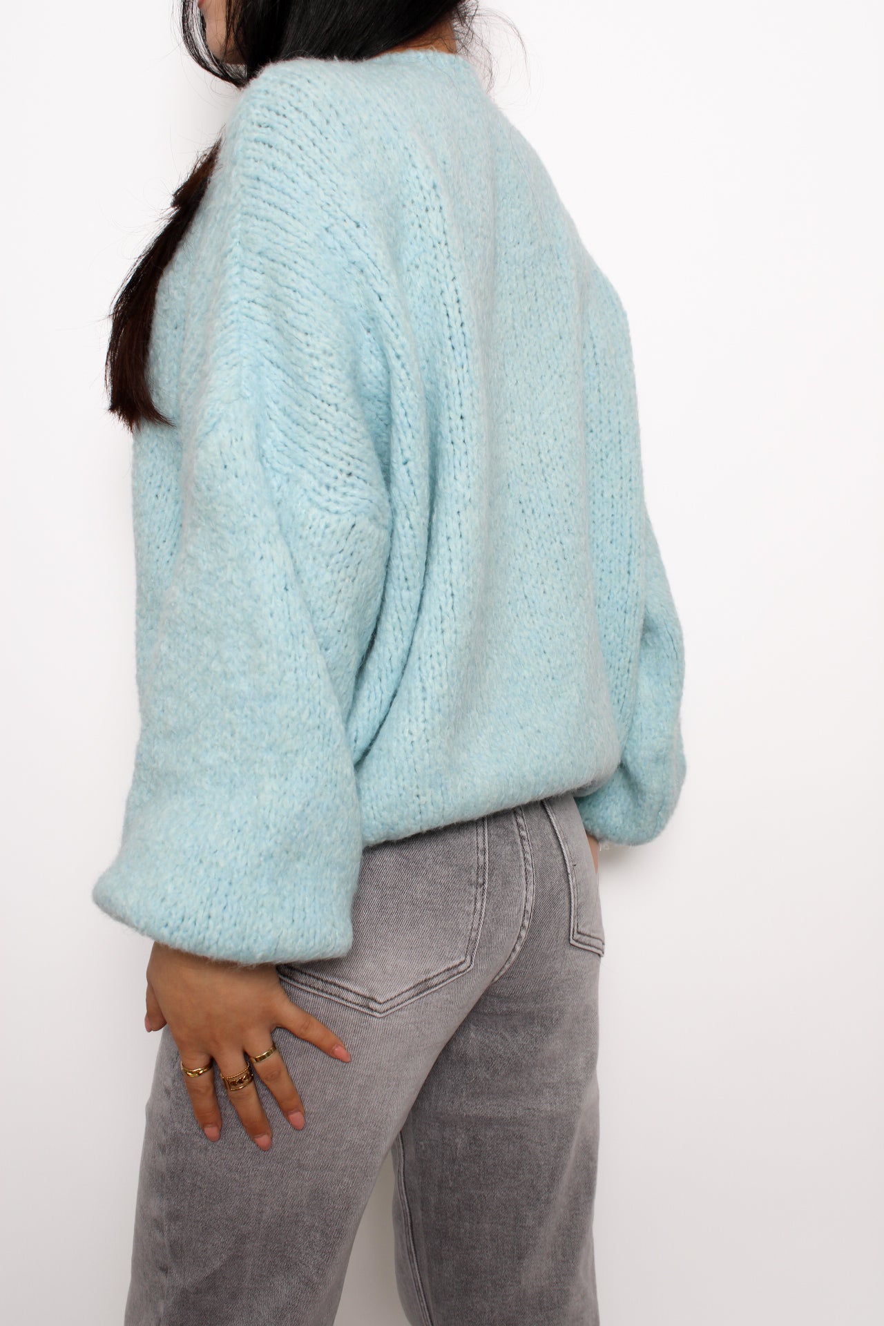 KEEP ME WARM KNIT - LIGHT BLUE