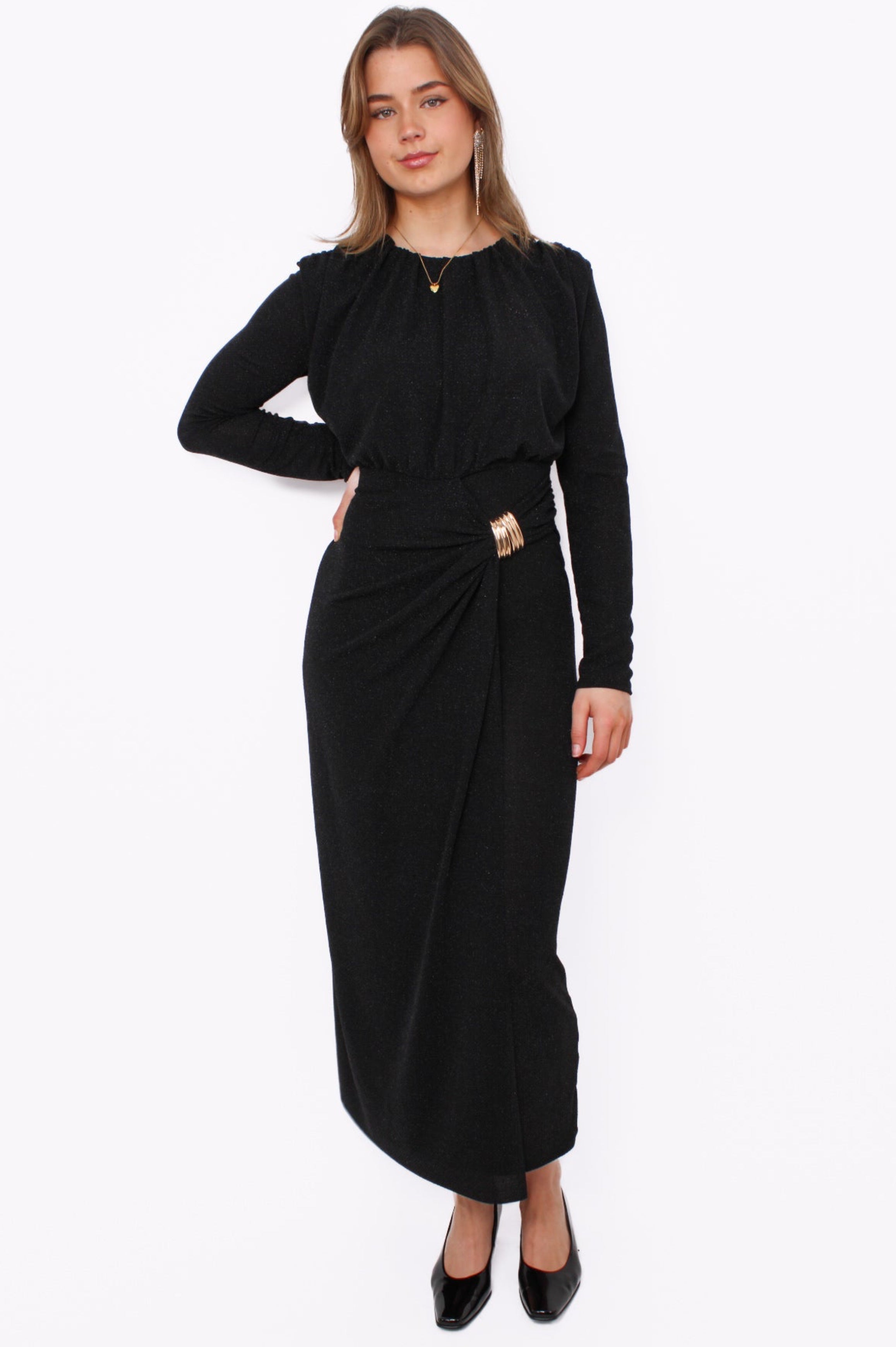 CHIQUE CHARM DRESS - BLACK