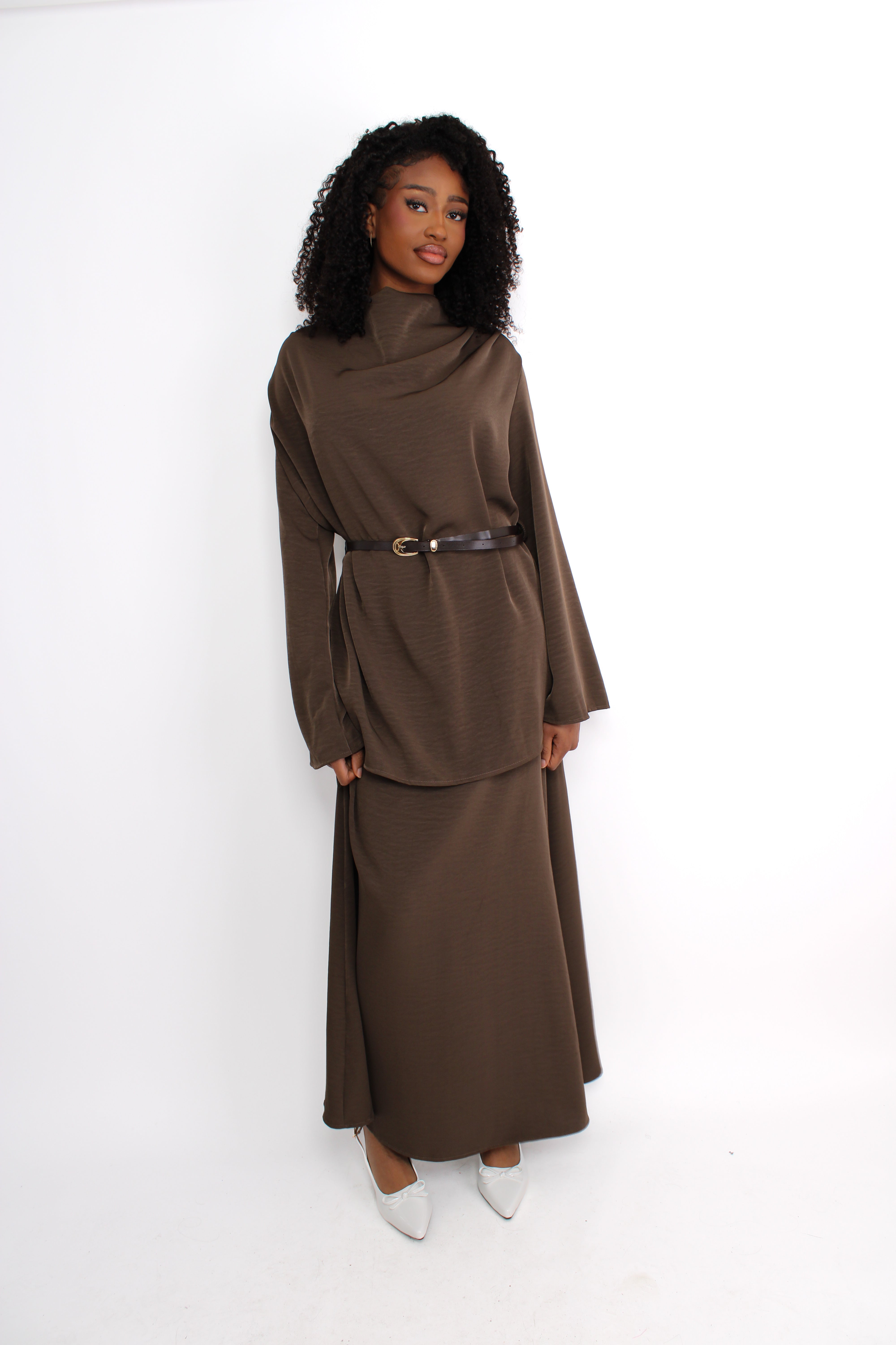 AISHA SET - BROWN