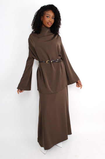 AISHA SET - BROWN