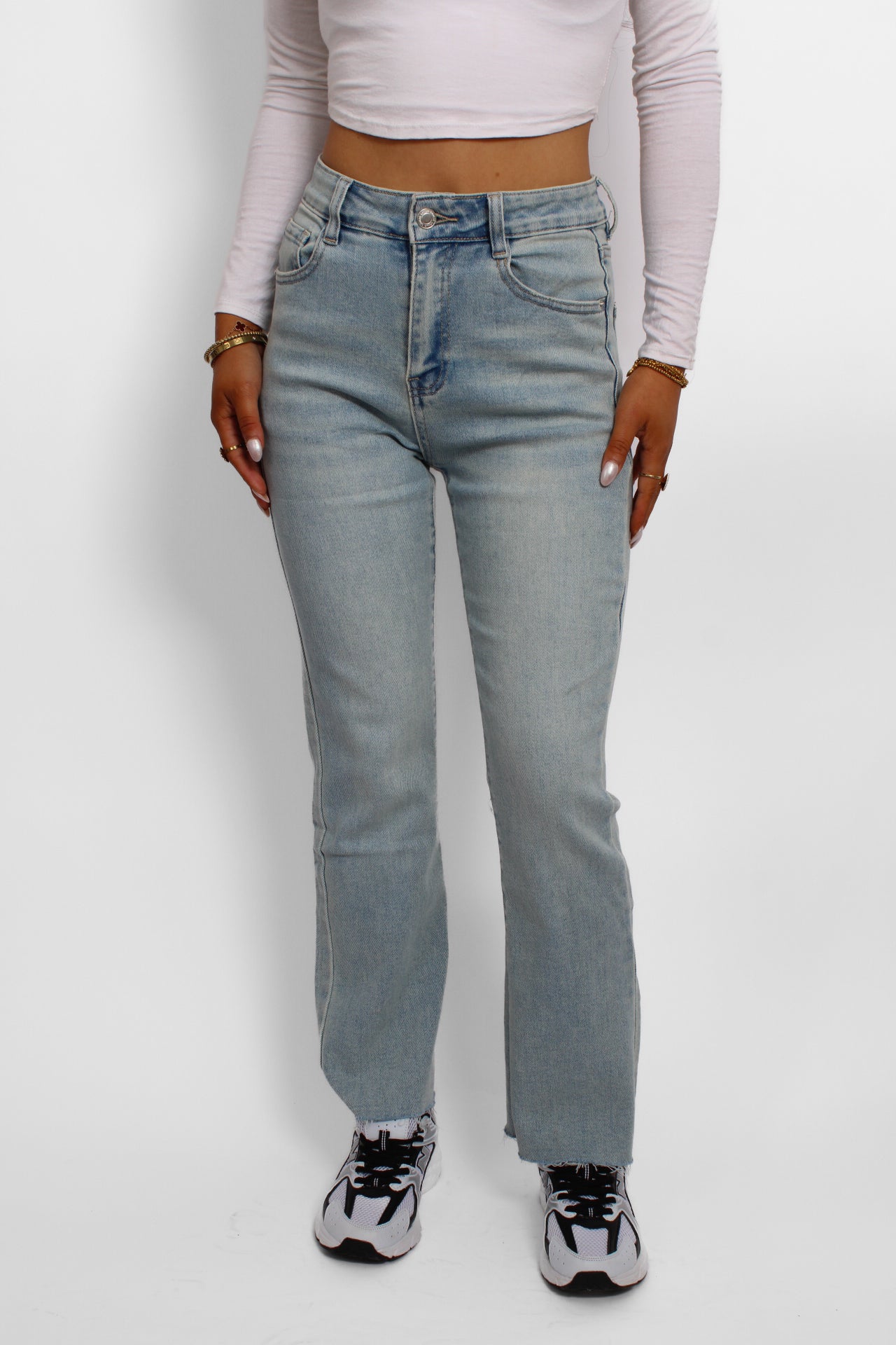 ''PETITE'' FLARE JEANS 6010 - DENIM