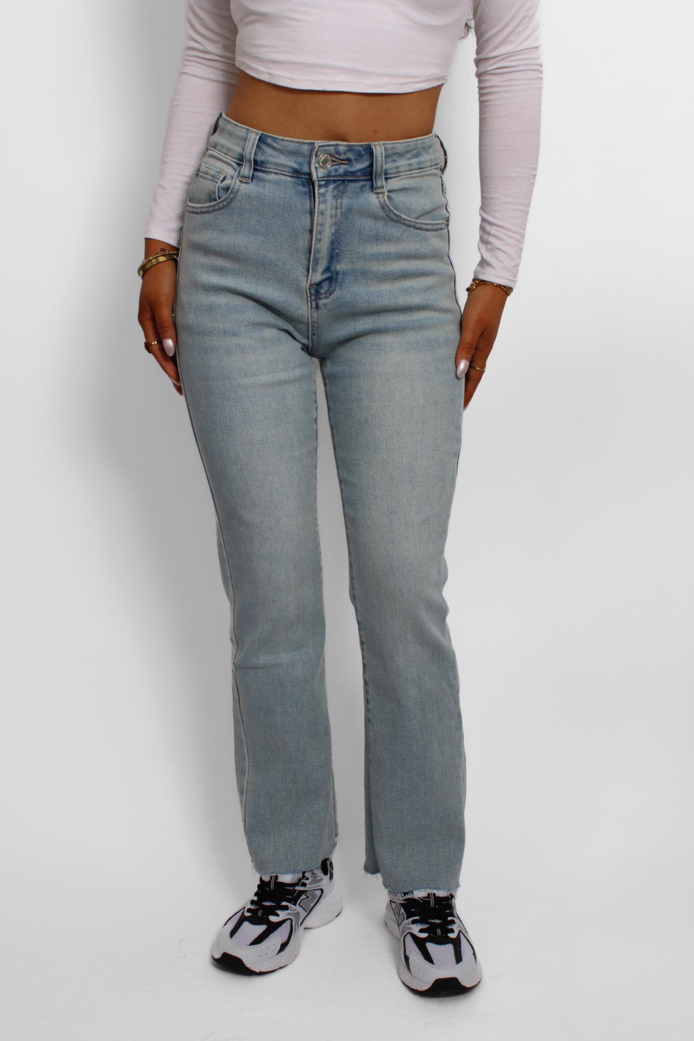 ''PETITE'' FLARE JEANS 6010 - DENIM