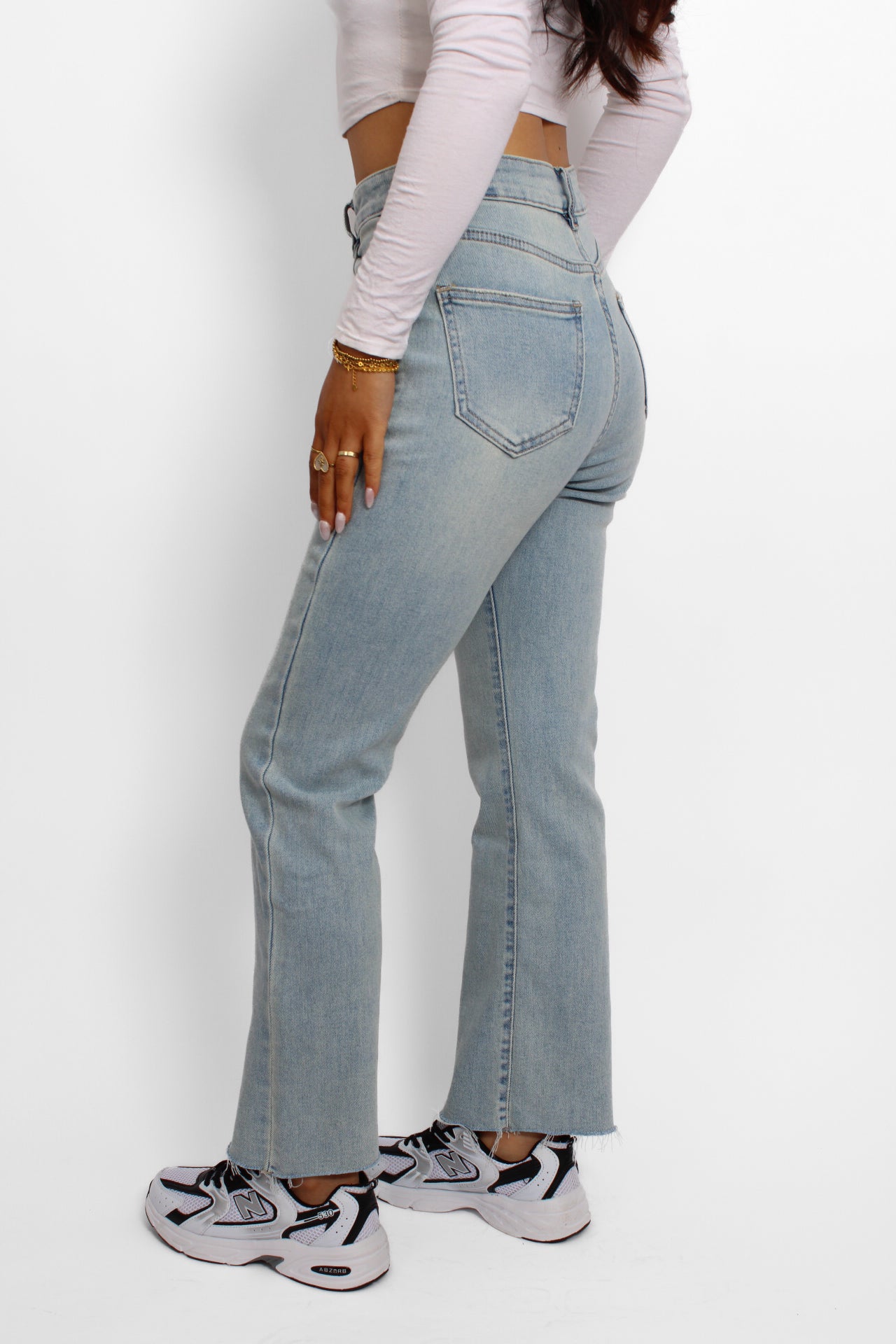 ''PETITE'' FLARE JEANS 6010 - DENIM