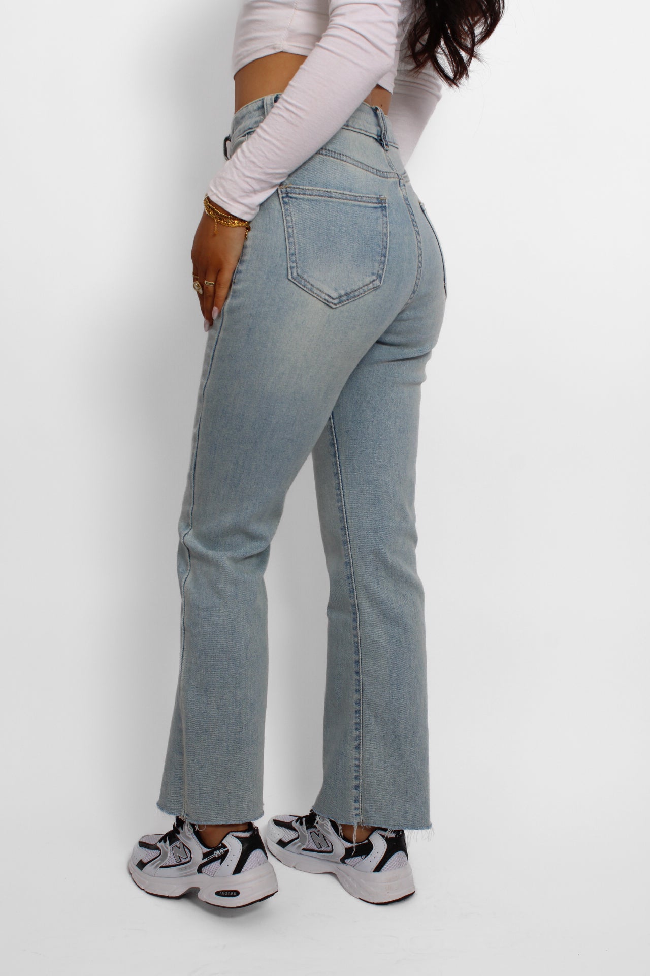 ''PETITE'' FLARE JEANS 6010 - DENIM
