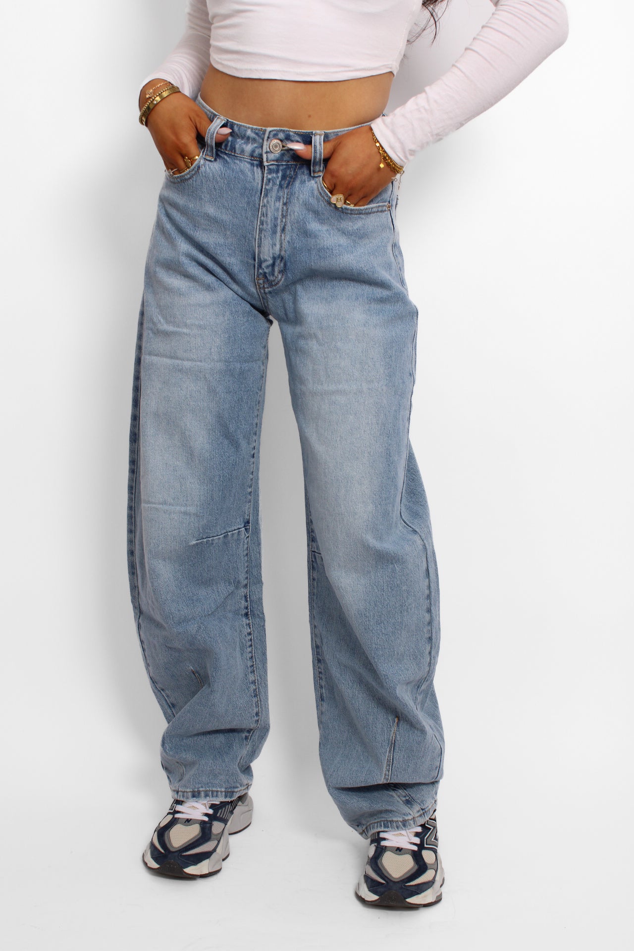 TAPERED LEG JEANS 387 - DENIM