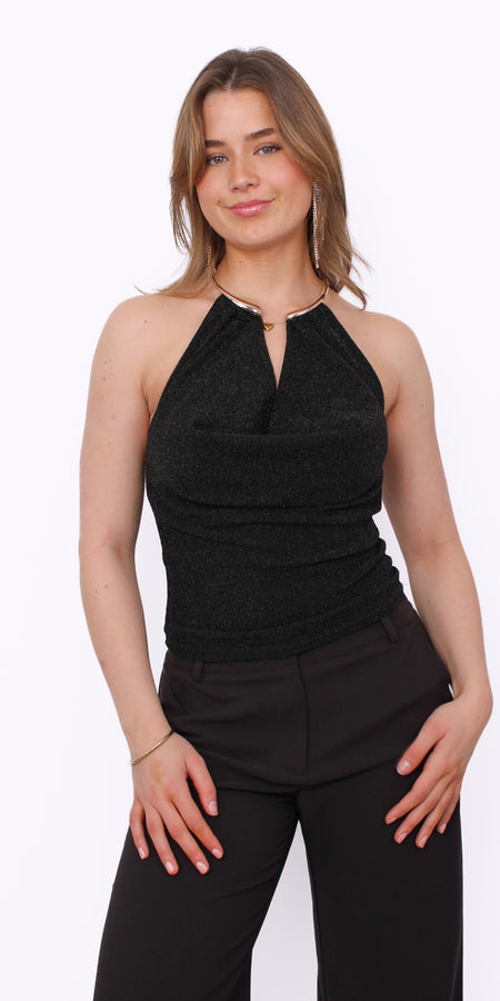 GOLD ENERGY TOP - BLACK