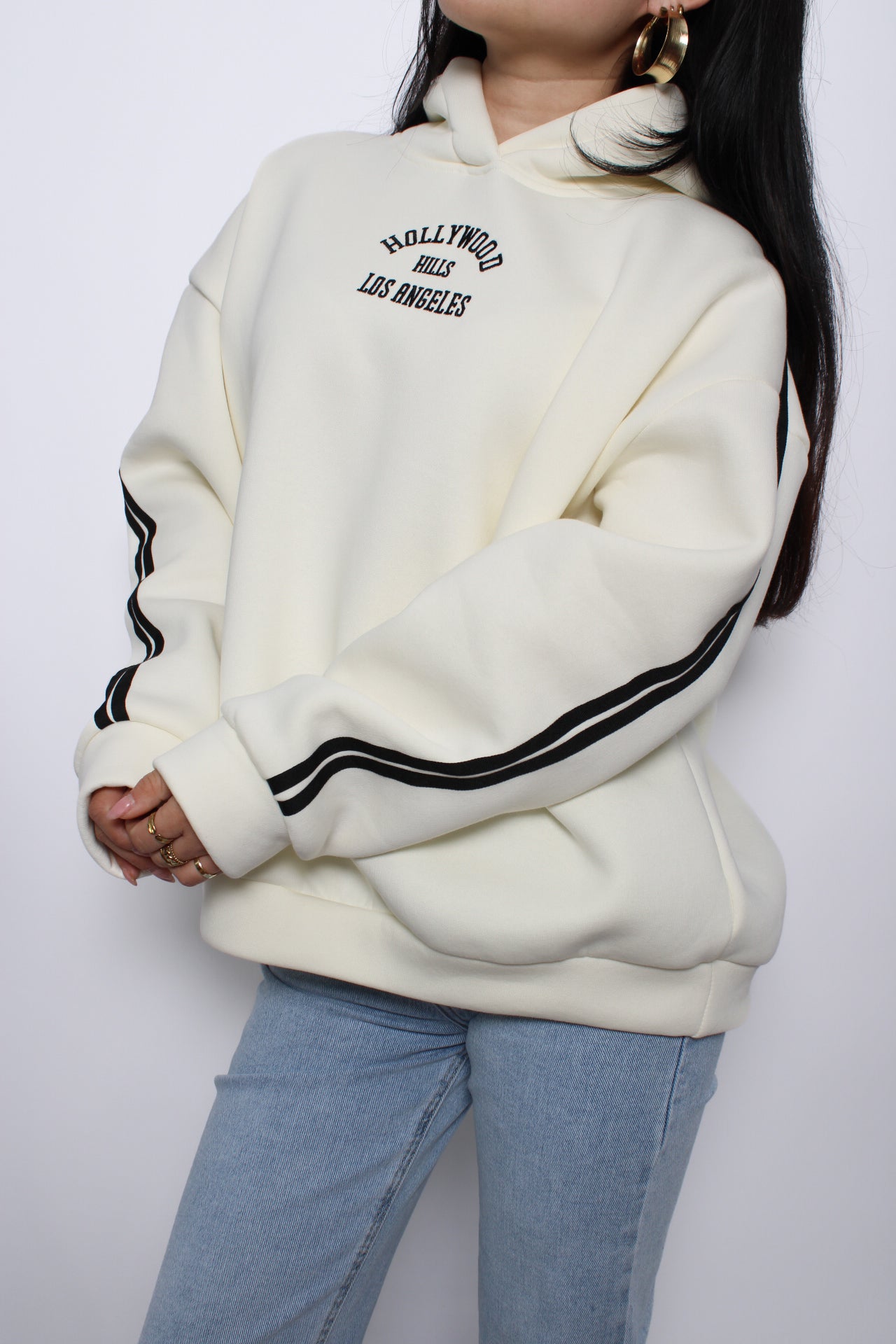 HOLLYWOOD HOODIE - OFF WHITE