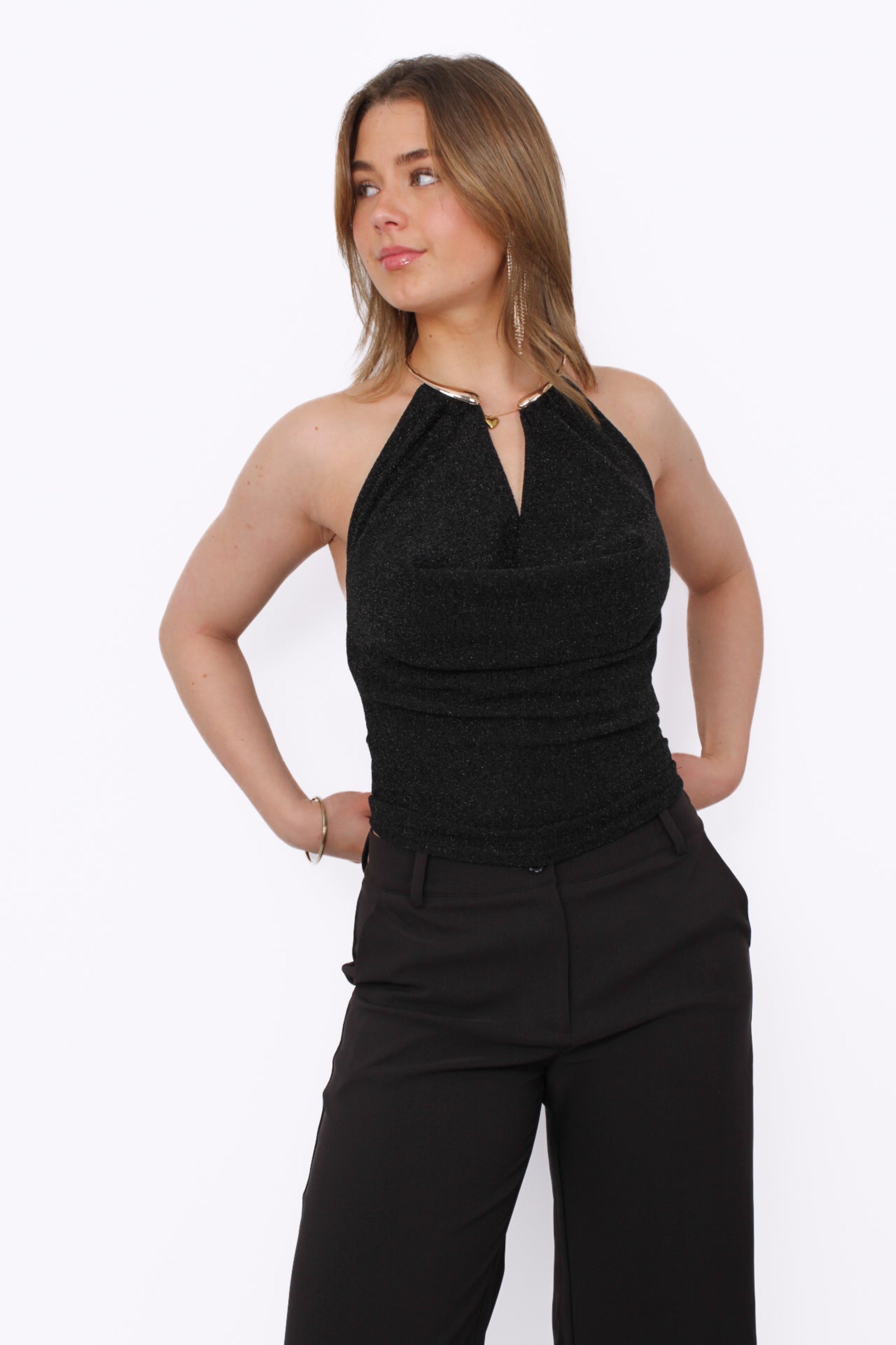 GOLD ENERGY TOP - BLACK