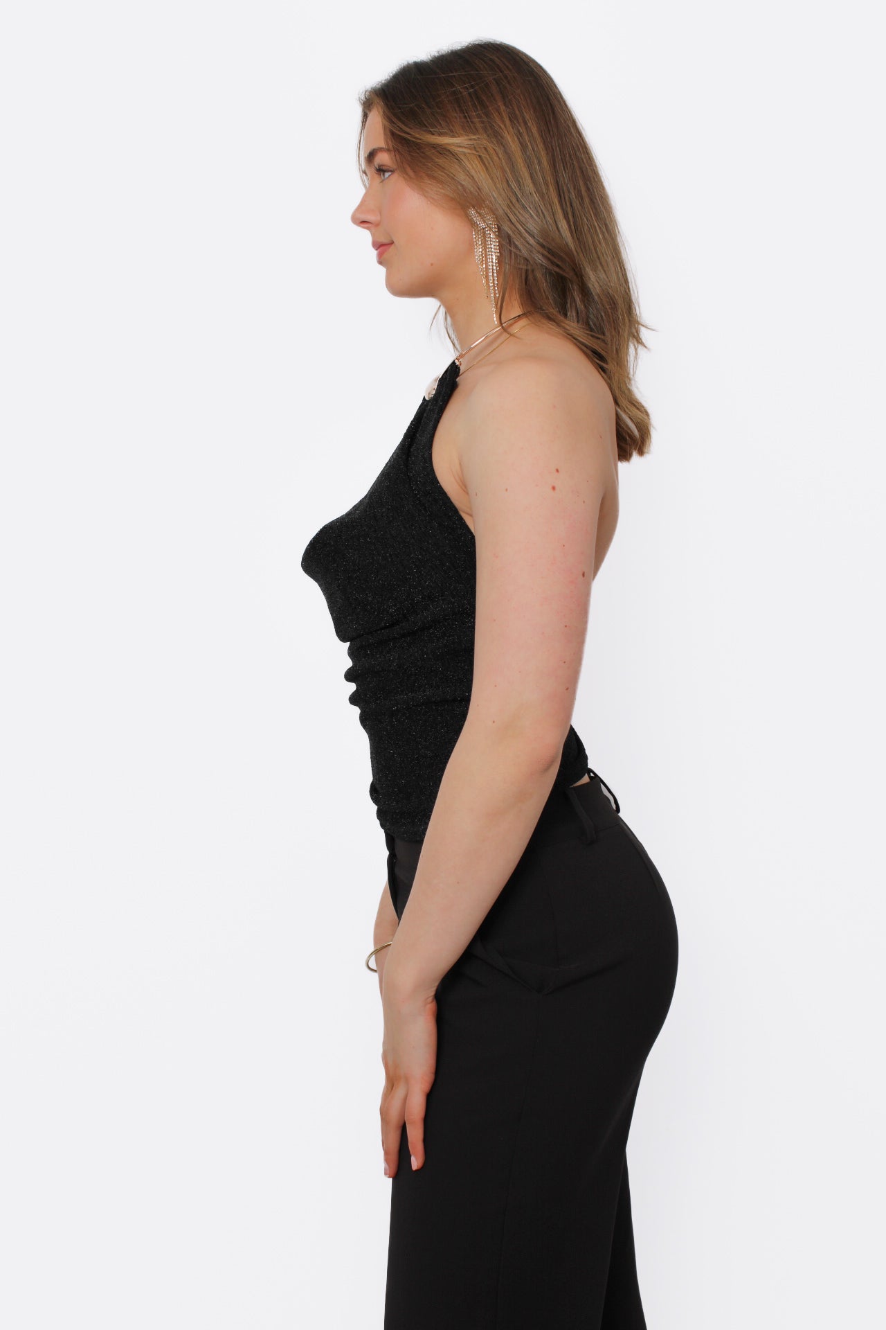 GOLD ENERGY TOP - BLACK