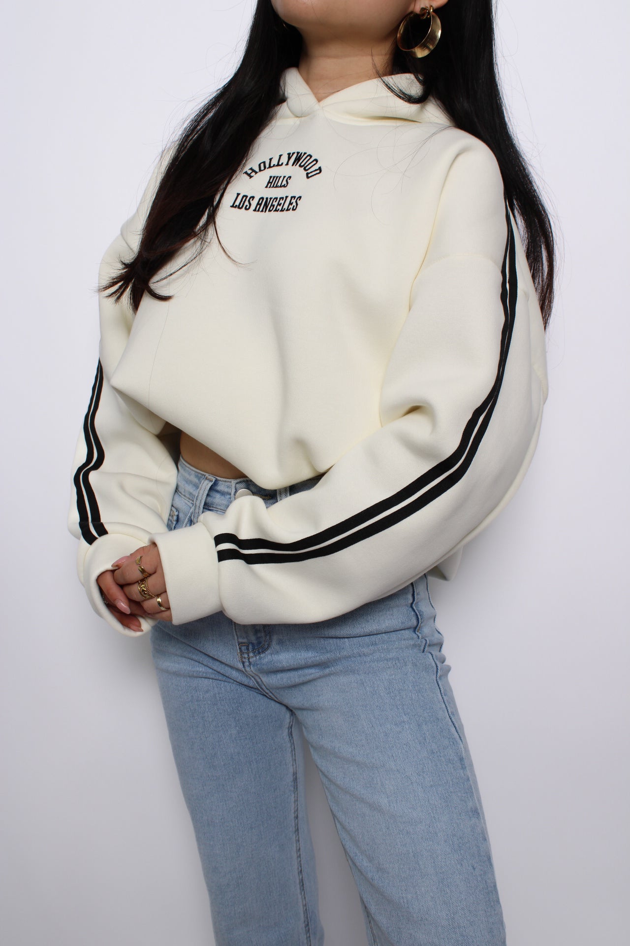 HOLLYWOOD HOODIE - OFF WHITE