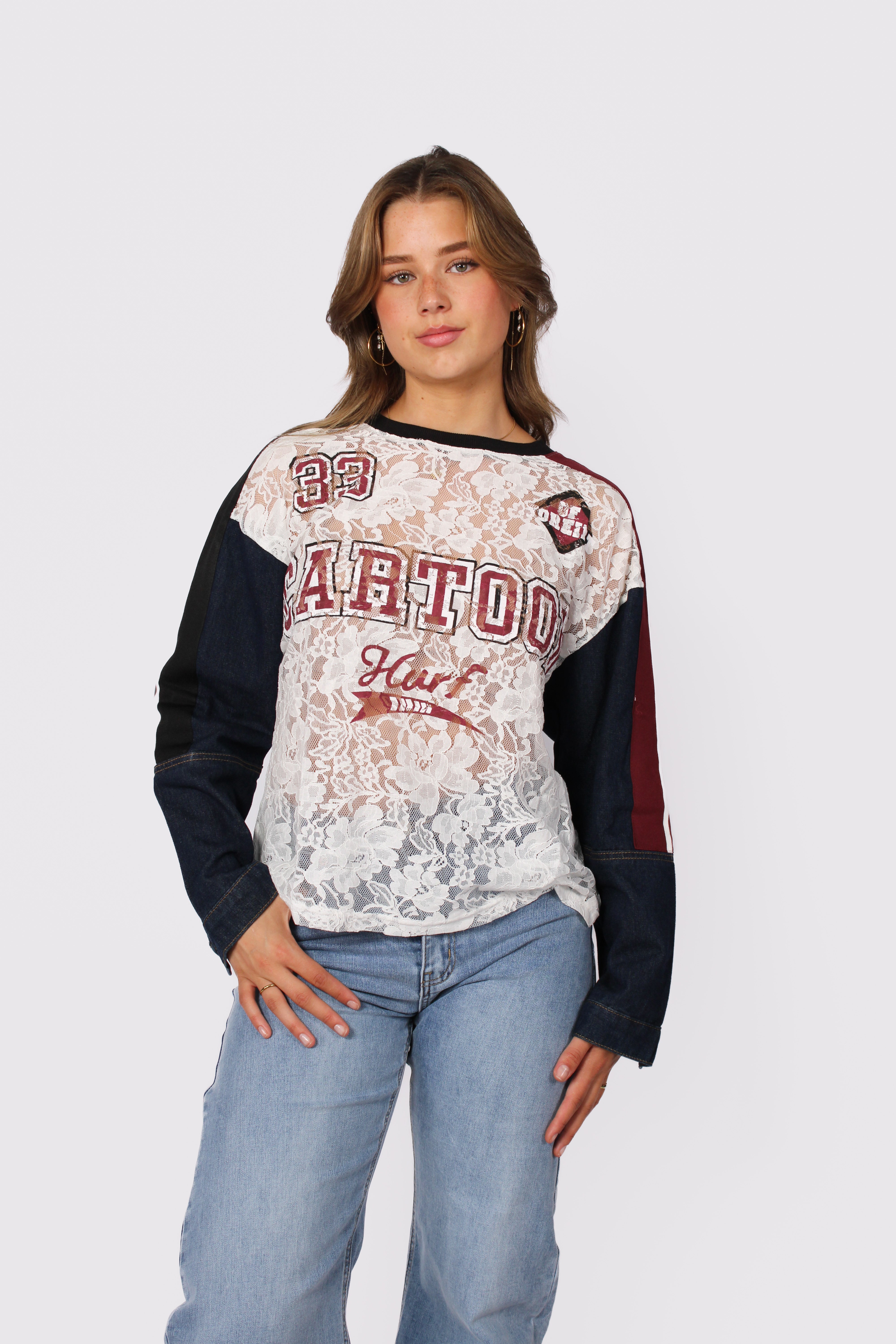SPORTY CHIC TOP - WHITE