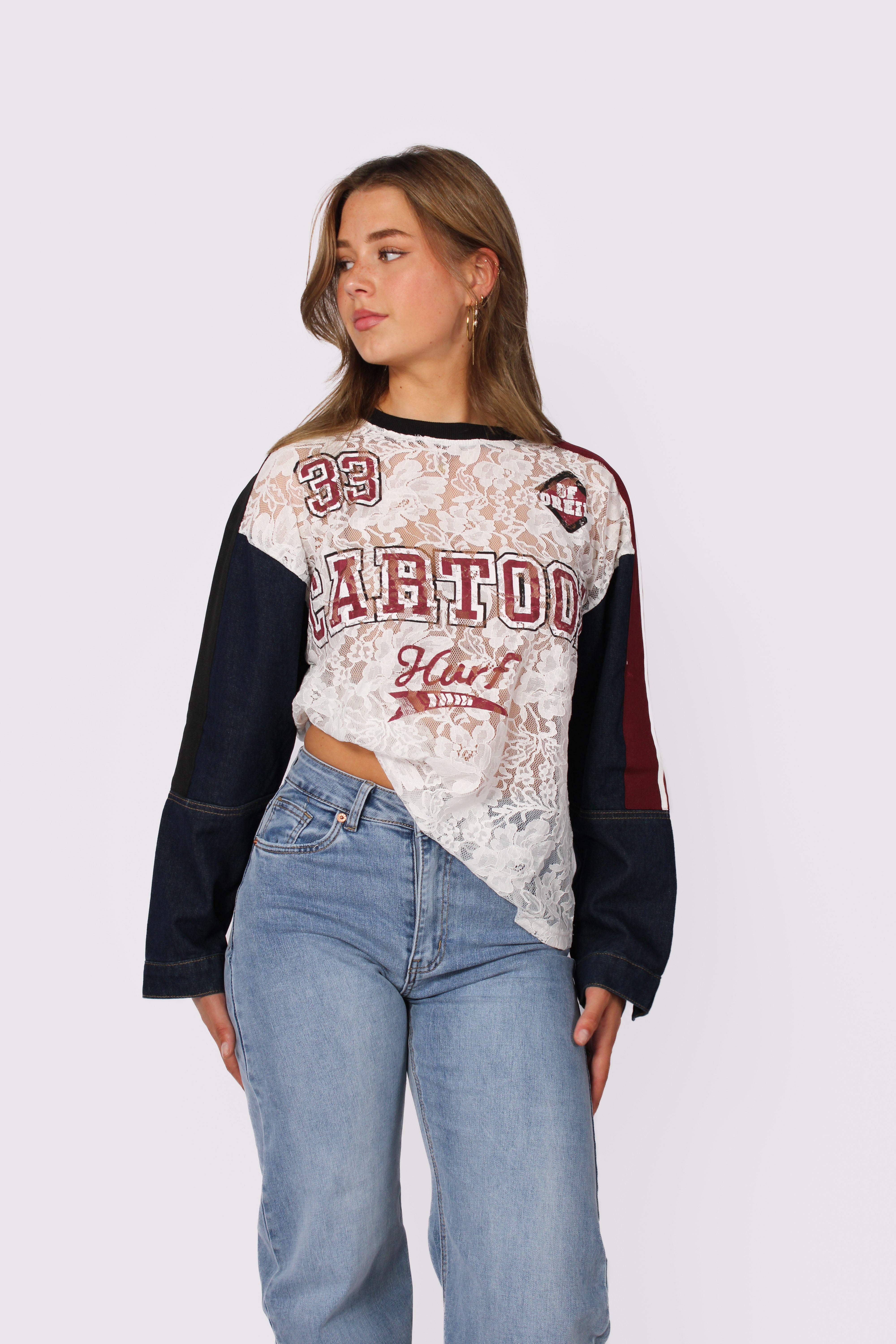 SPORTY CHIC TOP - WHITE