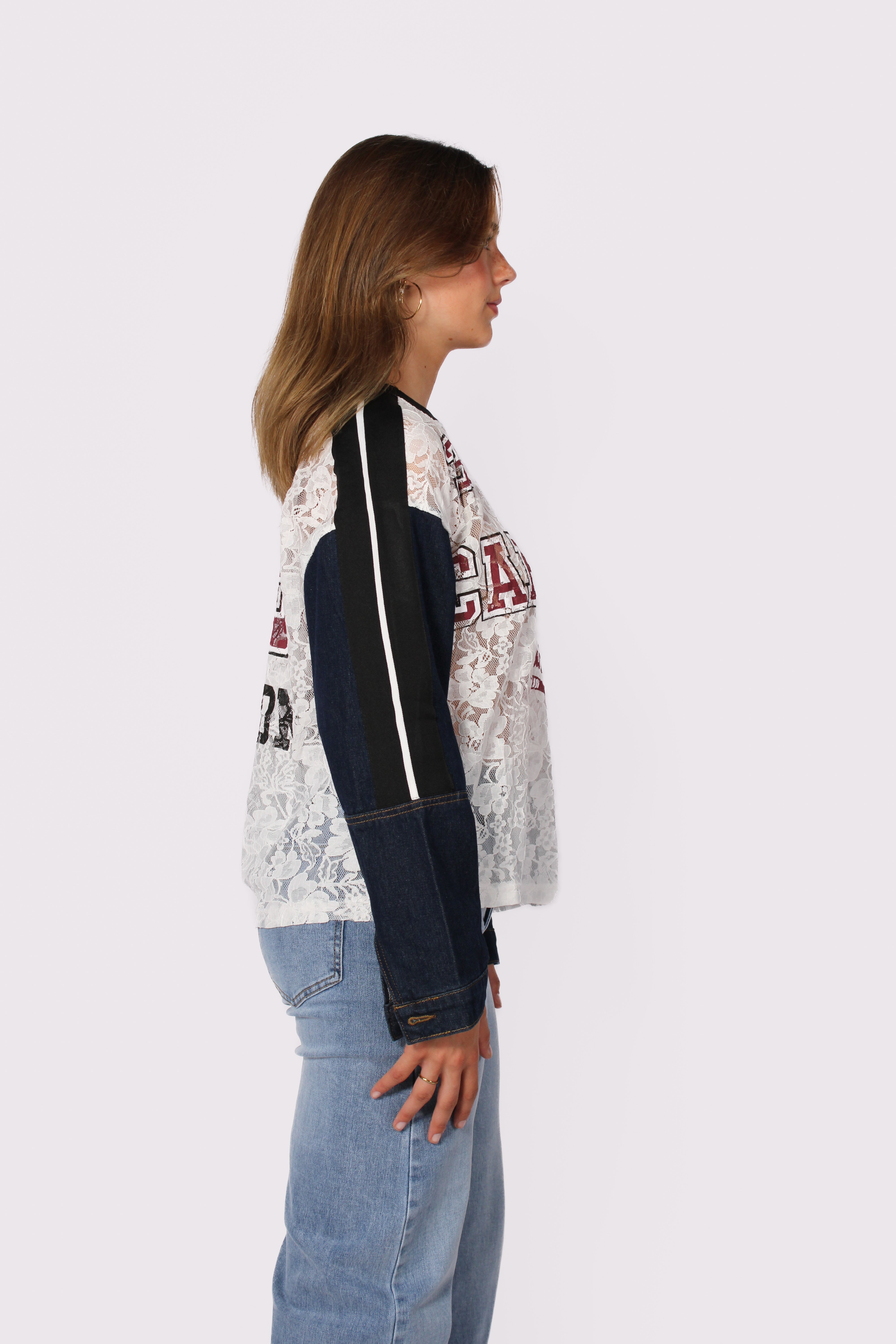 SPORTY CHIC TOP - WHITE