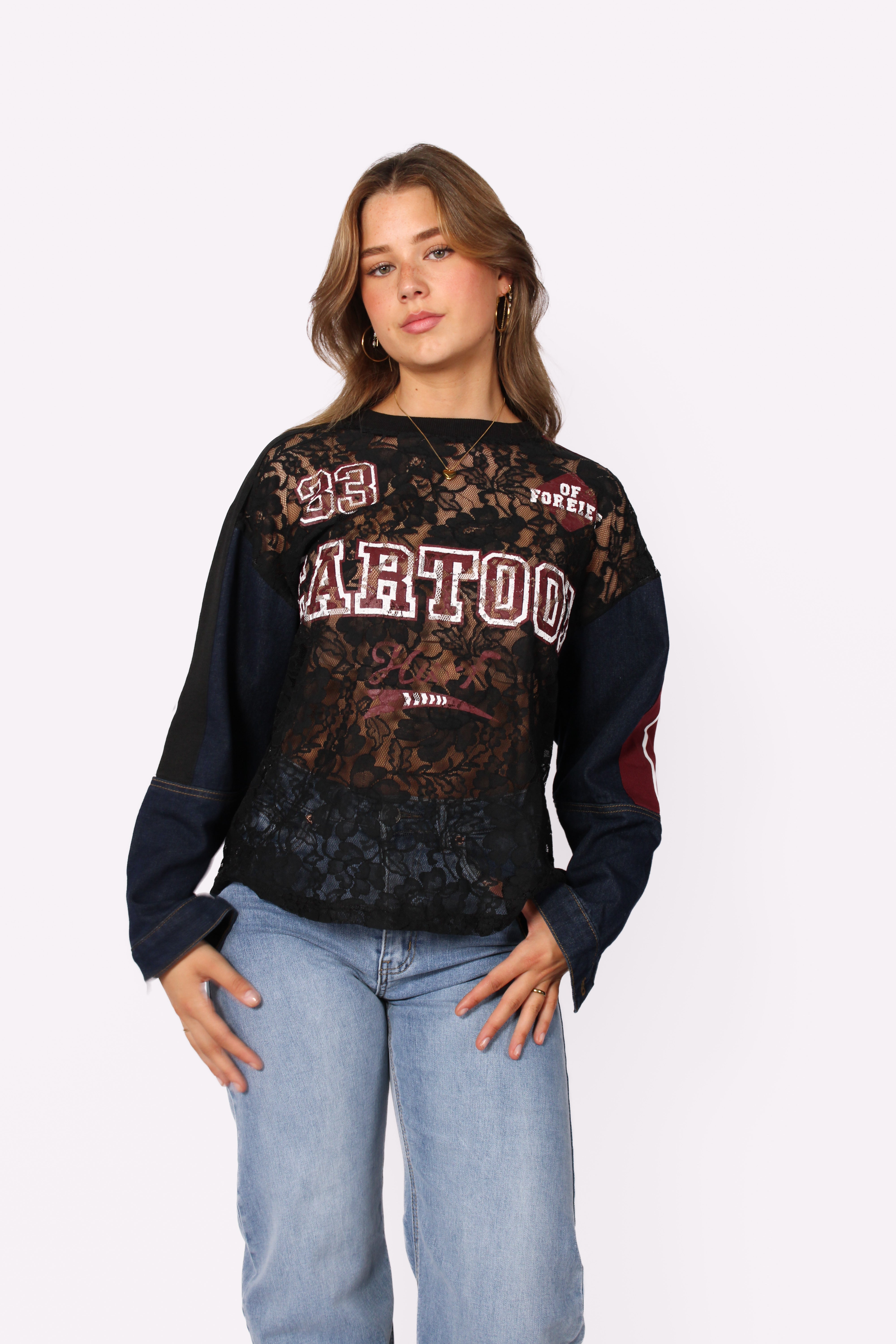 SPORTY CHIC TOP - BLACK
