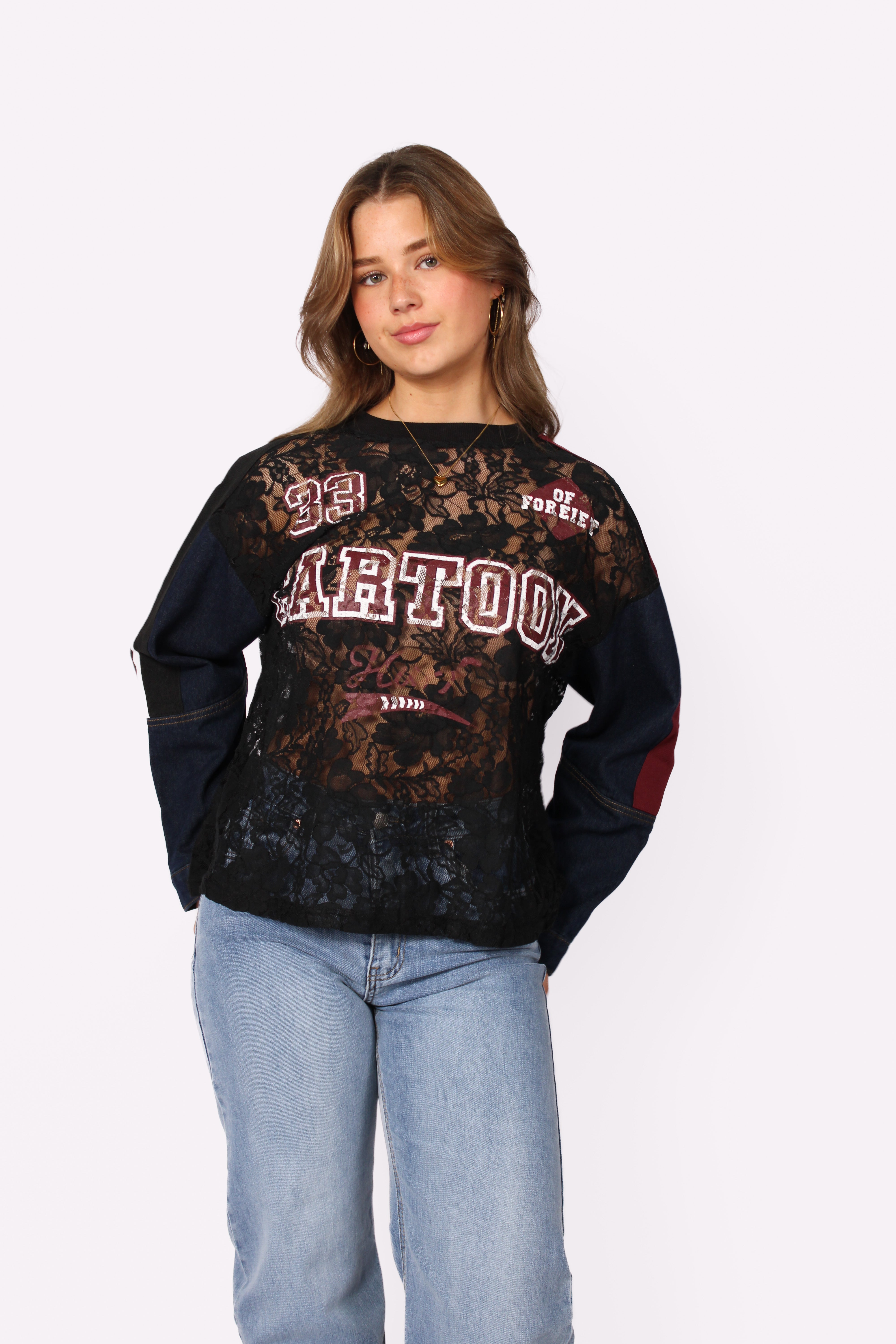 SPORTY CHIC TOP - BLACK