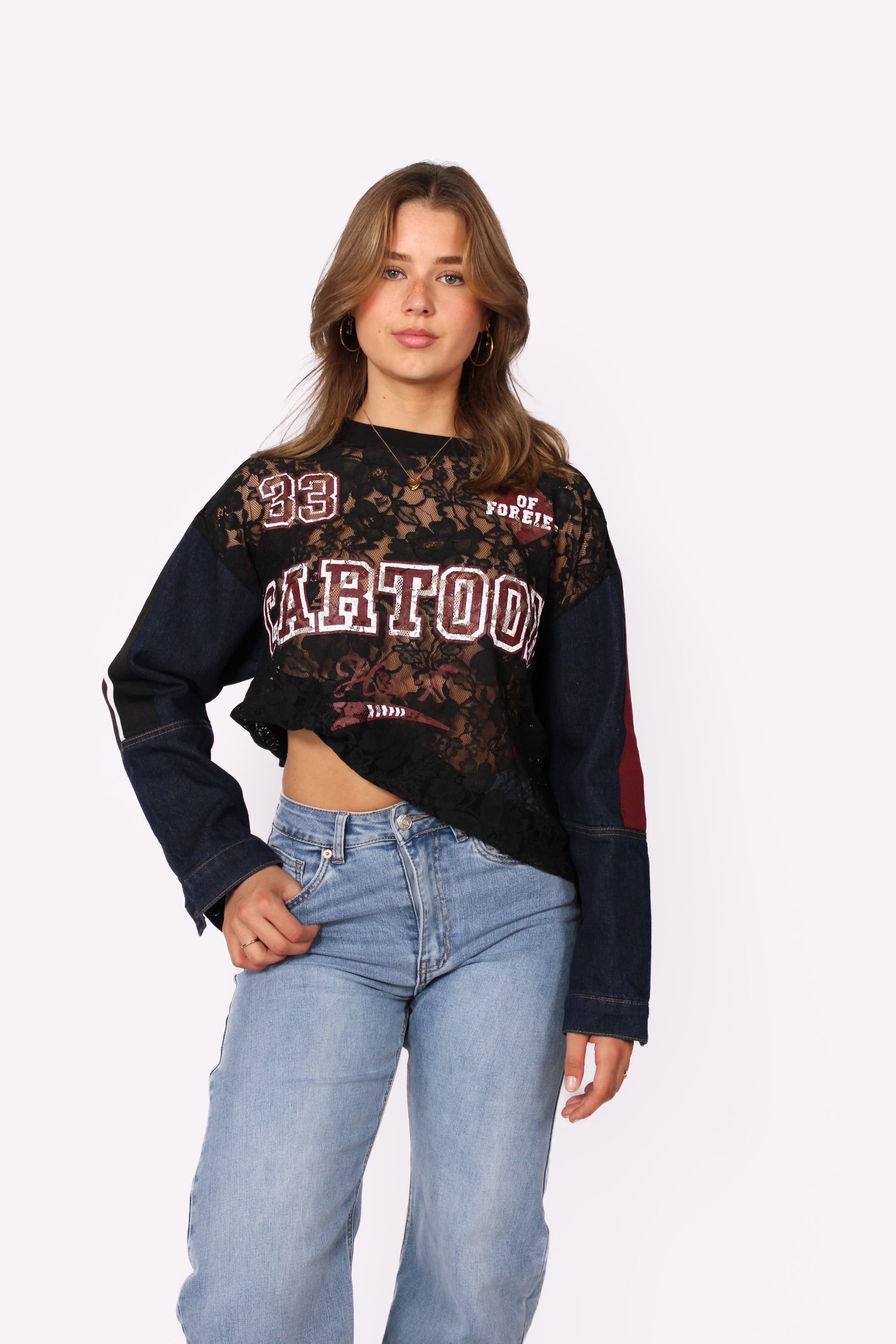 SPORTY CHIC TOP - BLACK