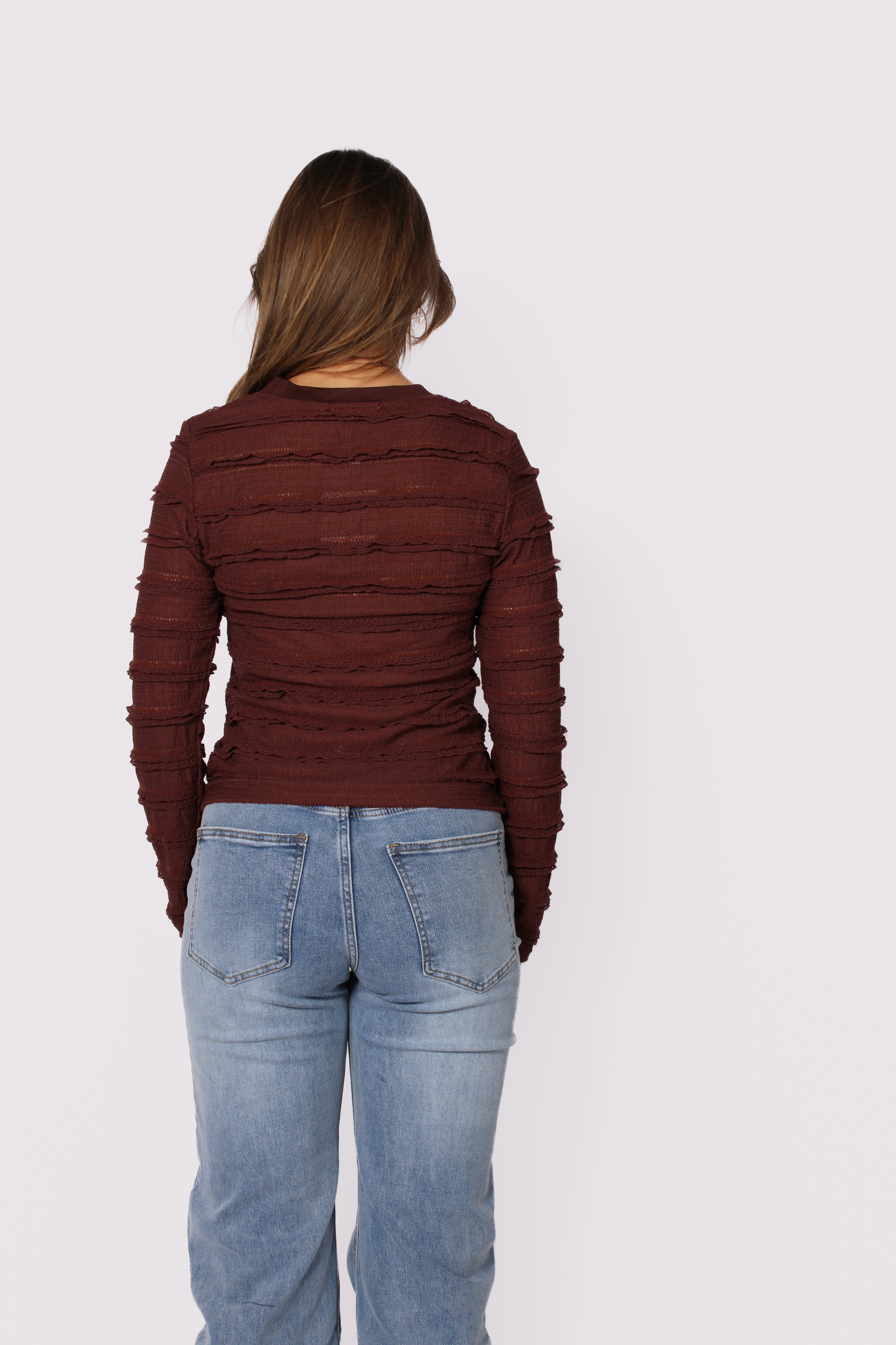 AURORA TOP - BROWN
