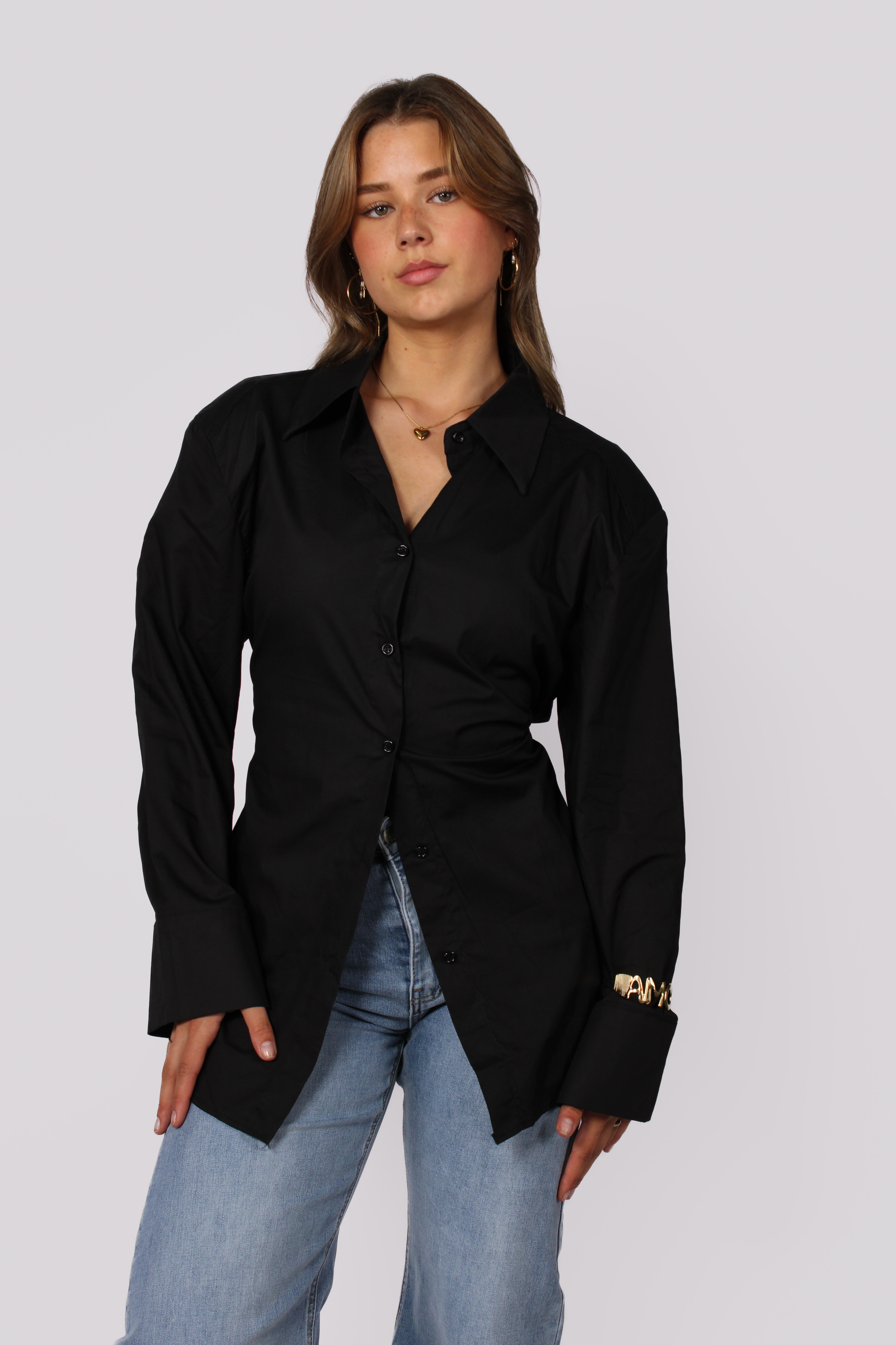 GEORGIA BLOUSE - BLACK