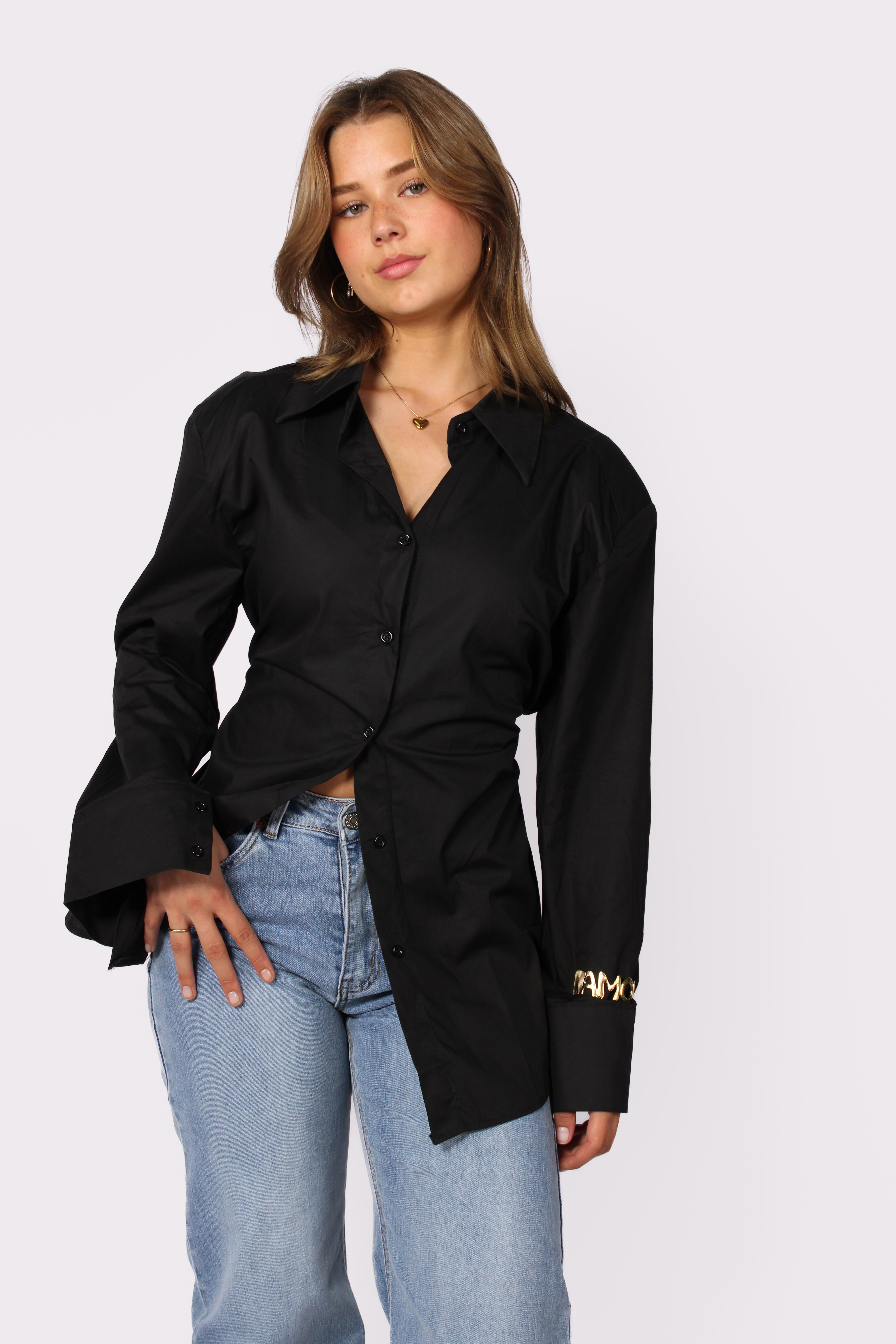 GEORGIA BLOUSE - BLACK