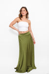 ''TALL'' SATIN MAXI SKIRT