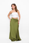 ''TALL'' SATIN MAXI SKIRT