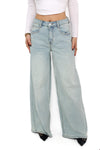 WIDE LEG JEANS 3067 - LIGHT VINTAGE WASH