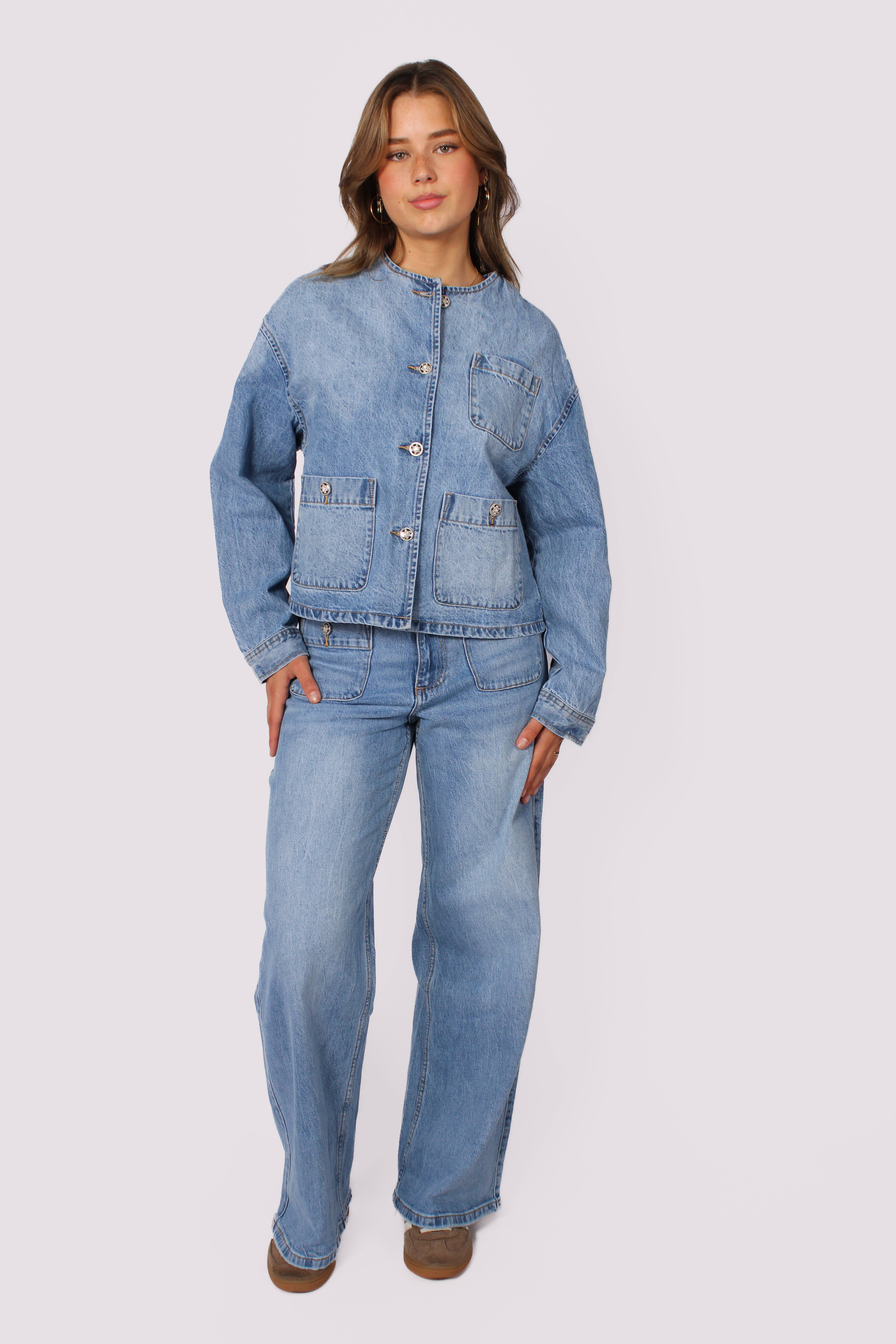 WIDE LEG JEANS 793 - DENIM