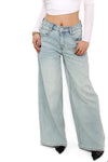 WIDE LEG JEANS 3067 - LIGHT VINTAGE WASH