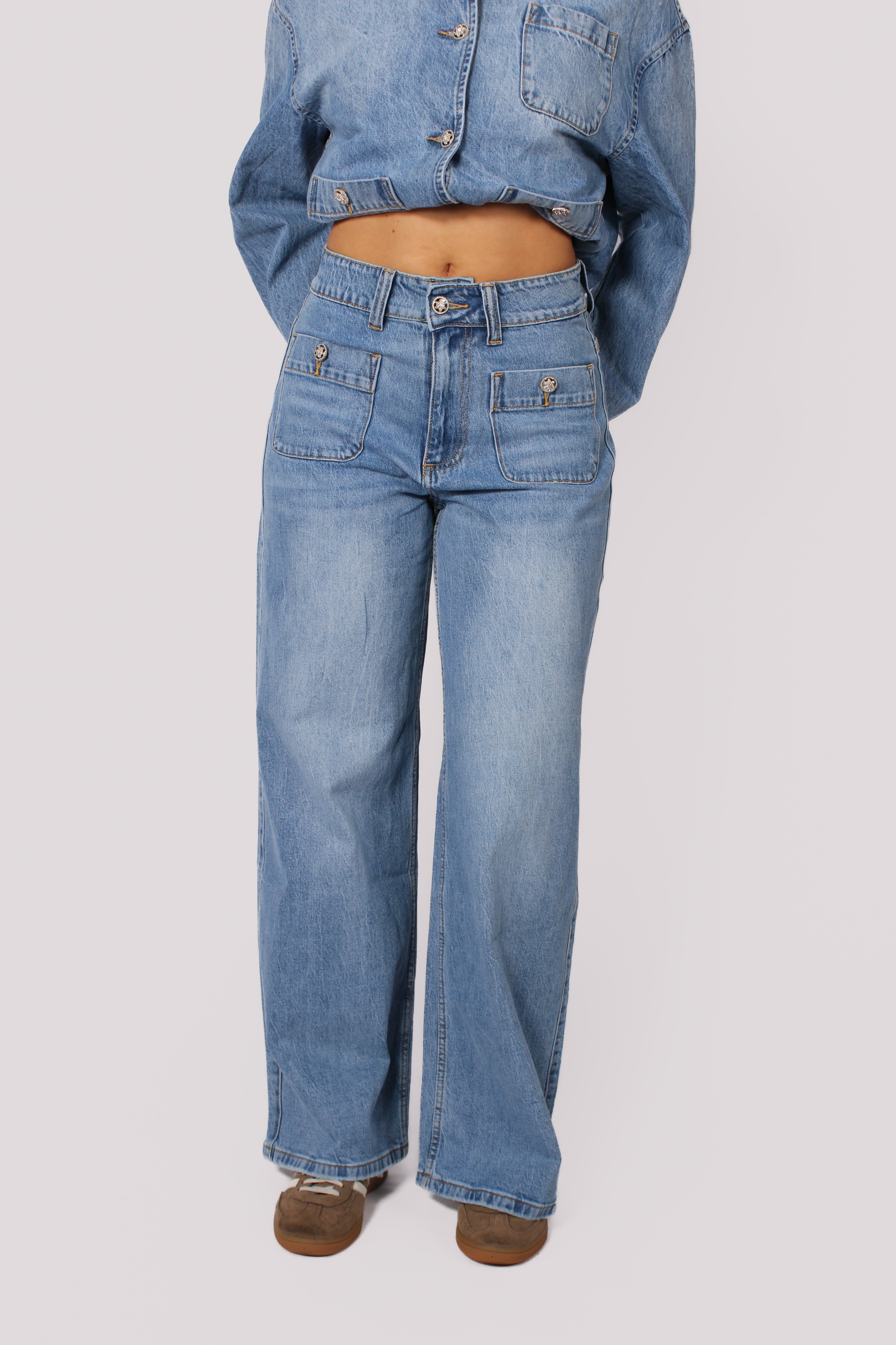 WIDE LEG JEANS 793 - DENIM