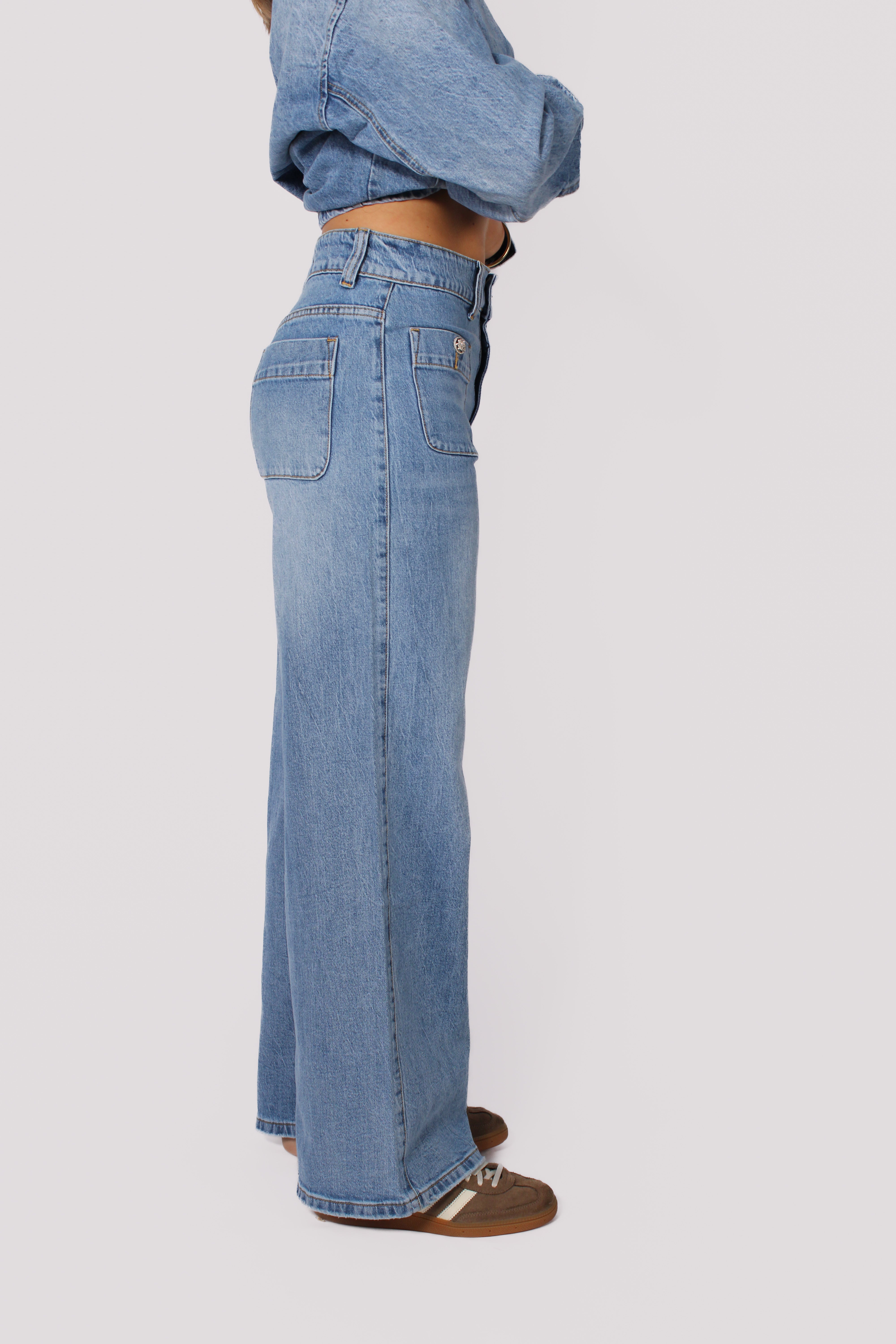 WIDE LEG JEANS 793 - DENIM