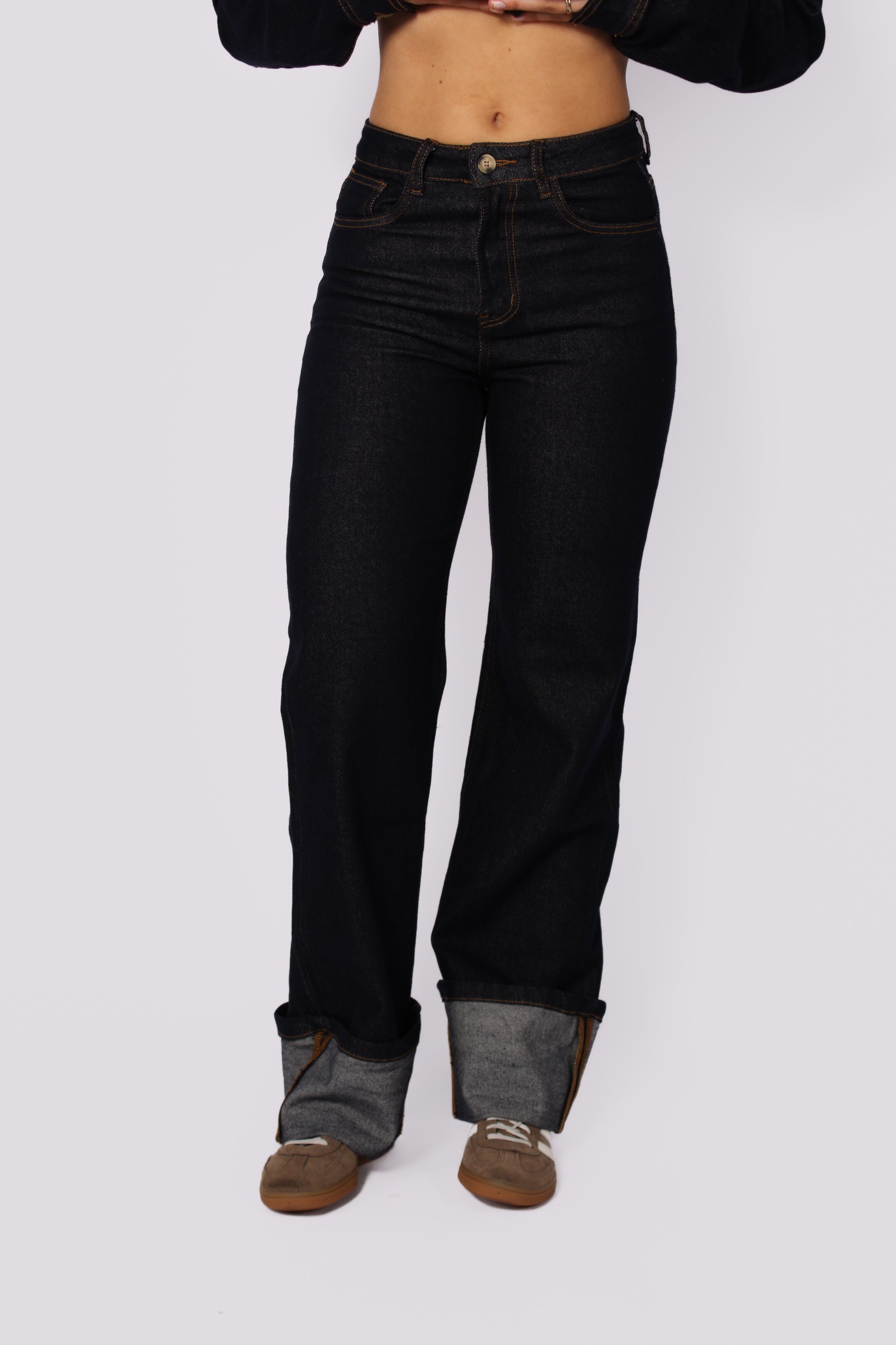 WIDE LEG JEANS 752 - DARK DENIM