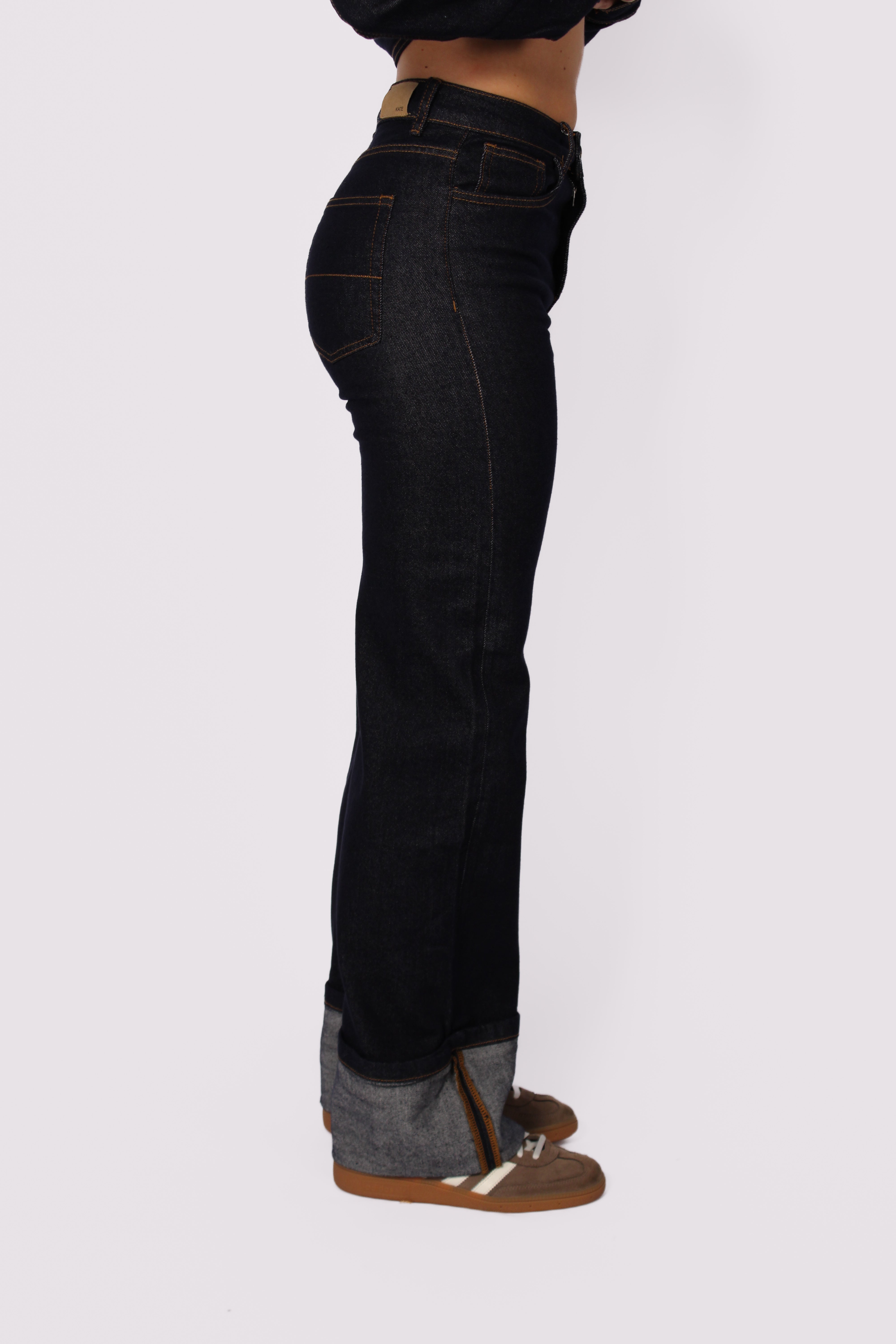 WIDE LEG JEANS 752 - DARK DENIM