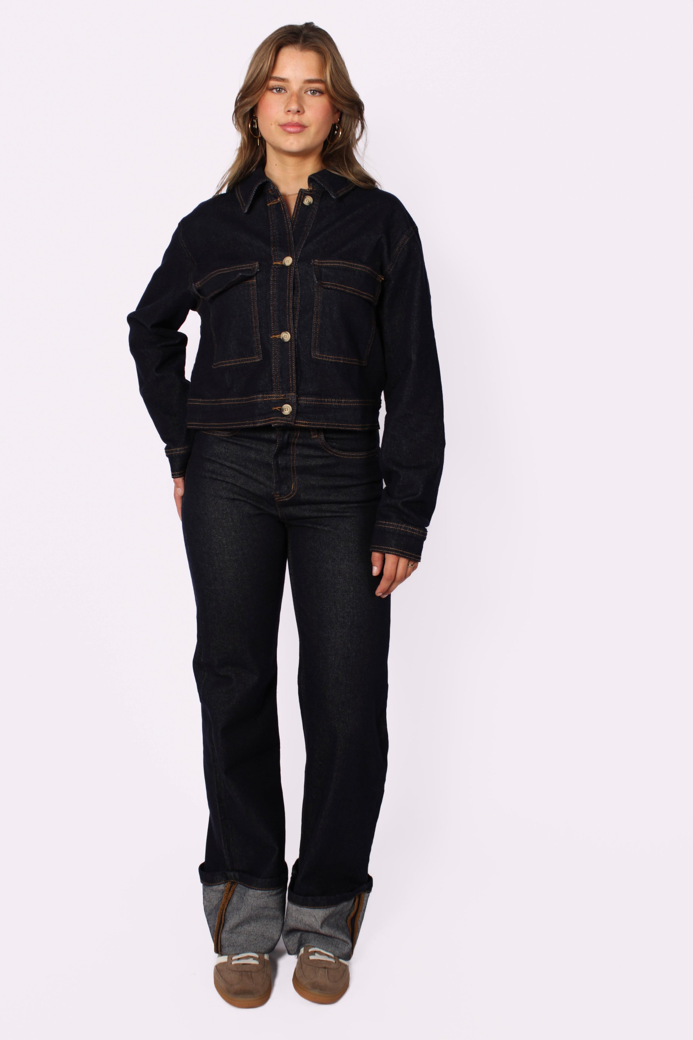 WIDE LEG JEANS 752 - DARK DENIM