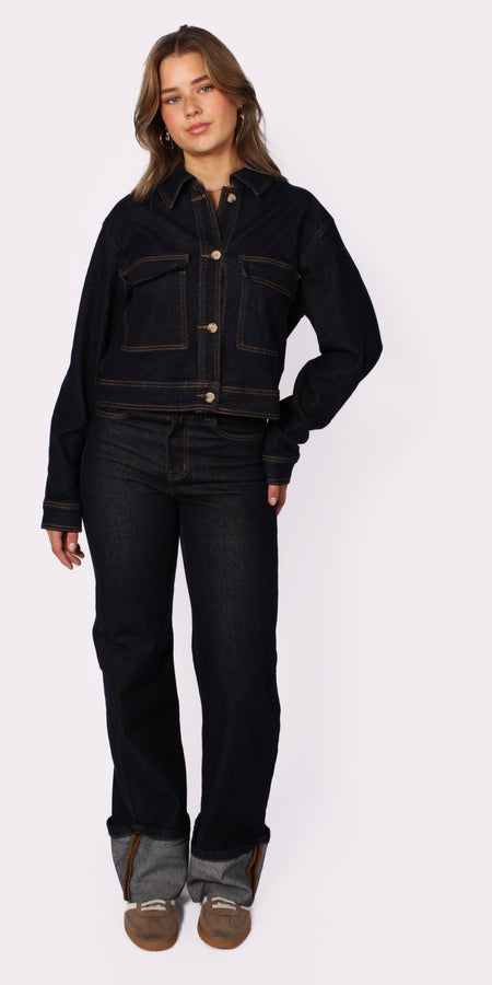 DENIM JACKET 750 - DARK DENIM