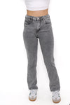 ''PETITE'' STRAIGHT LEG JEANS 77117 - GREY