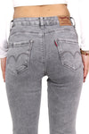 ''PETITE'' STRAIGHT LEG JEANS 77117 - GREY
