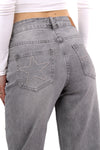 WIDE LEG JEANS 7395 - GREY