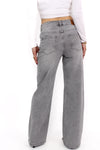 WIDE LEG JEANS 7395 - GREY