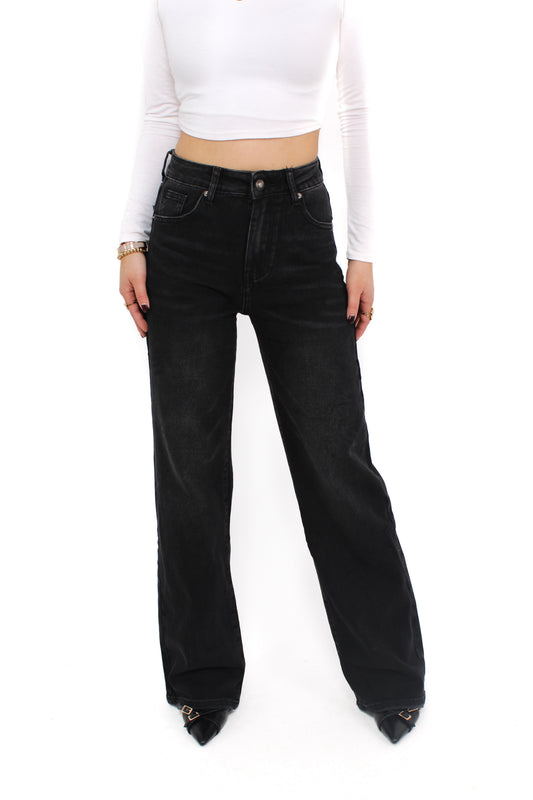 WIDE LEG MID WAIST 877 - ANTRACIET