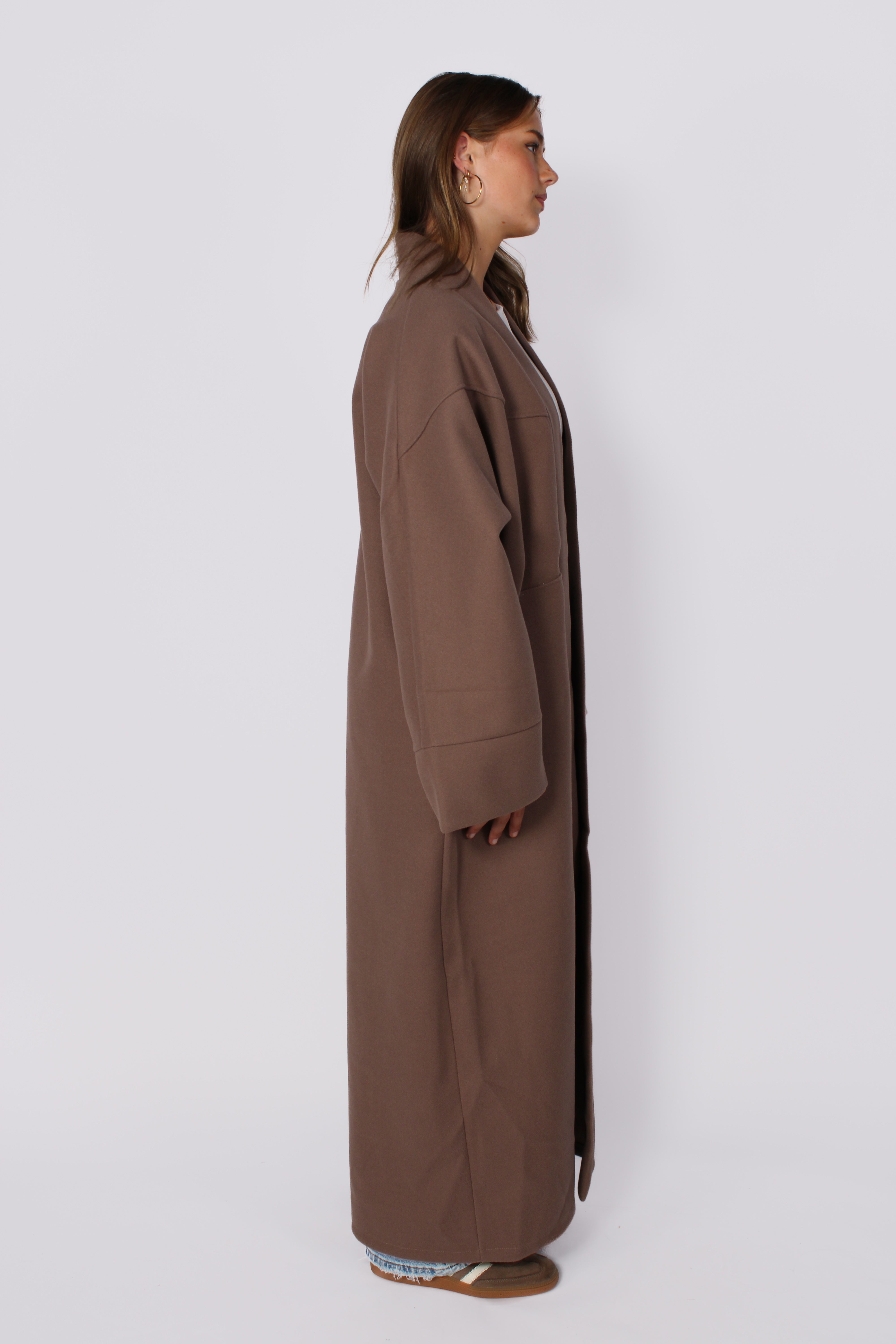 ''TALL'' NYLA KIMONO - TAUPE