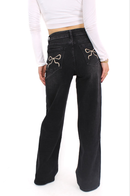 WIDE LEG MID WAIST 877 - ANTRACIET