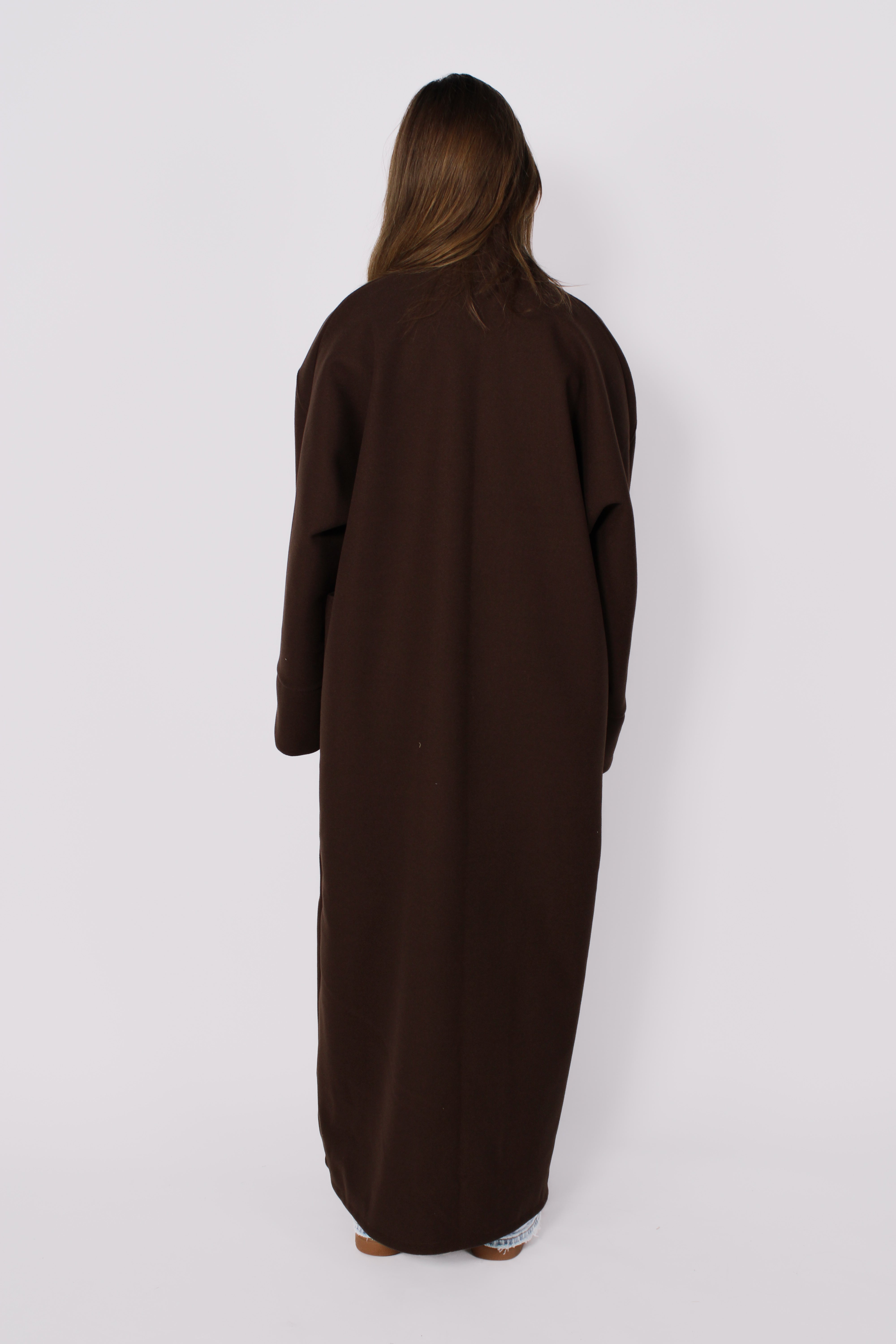 ''TALL'' NYLA KIMONO - BROWN