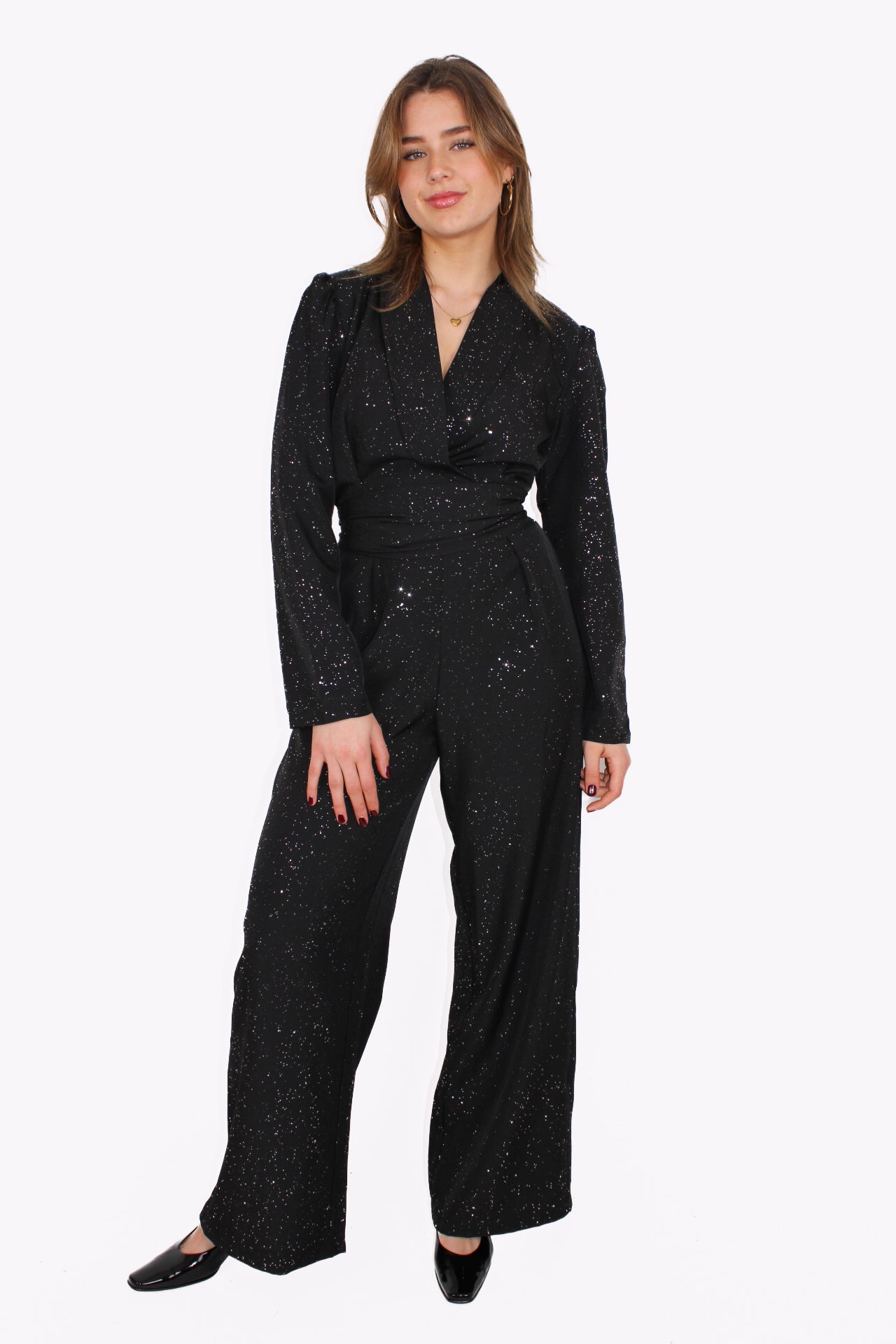 OWN THE NIGHT JUMPSUIT - BLACK