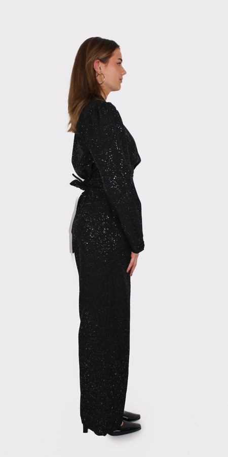OWN THE NIGHT JUMPSUIT - BLACK
