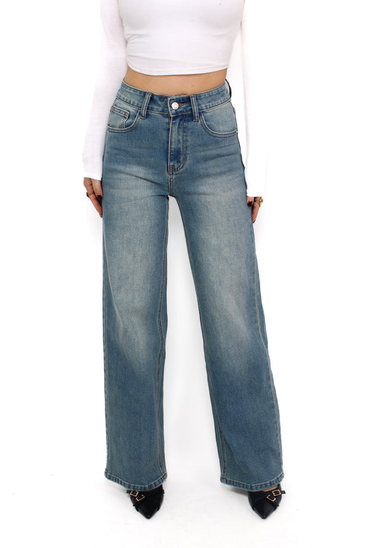 WIDE LEG JEANS 130 - DENIM